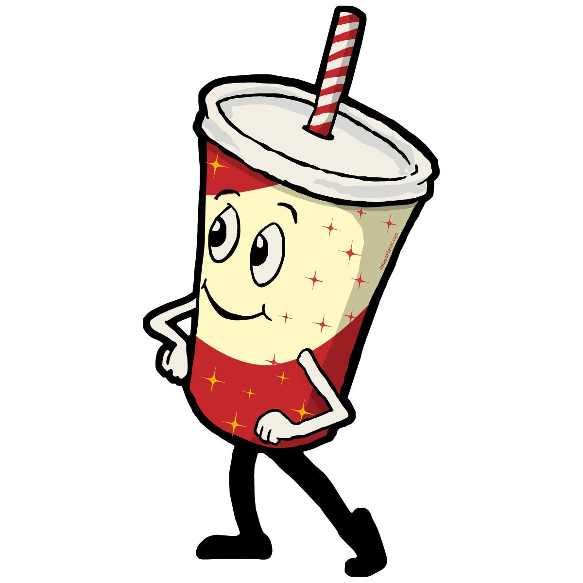 Retro Soda Pop & Movie Snacks Vinyl Decal Stickers - Fun Home Theater Decor for Cinema Room, Game Room & Man Cave Wall Art