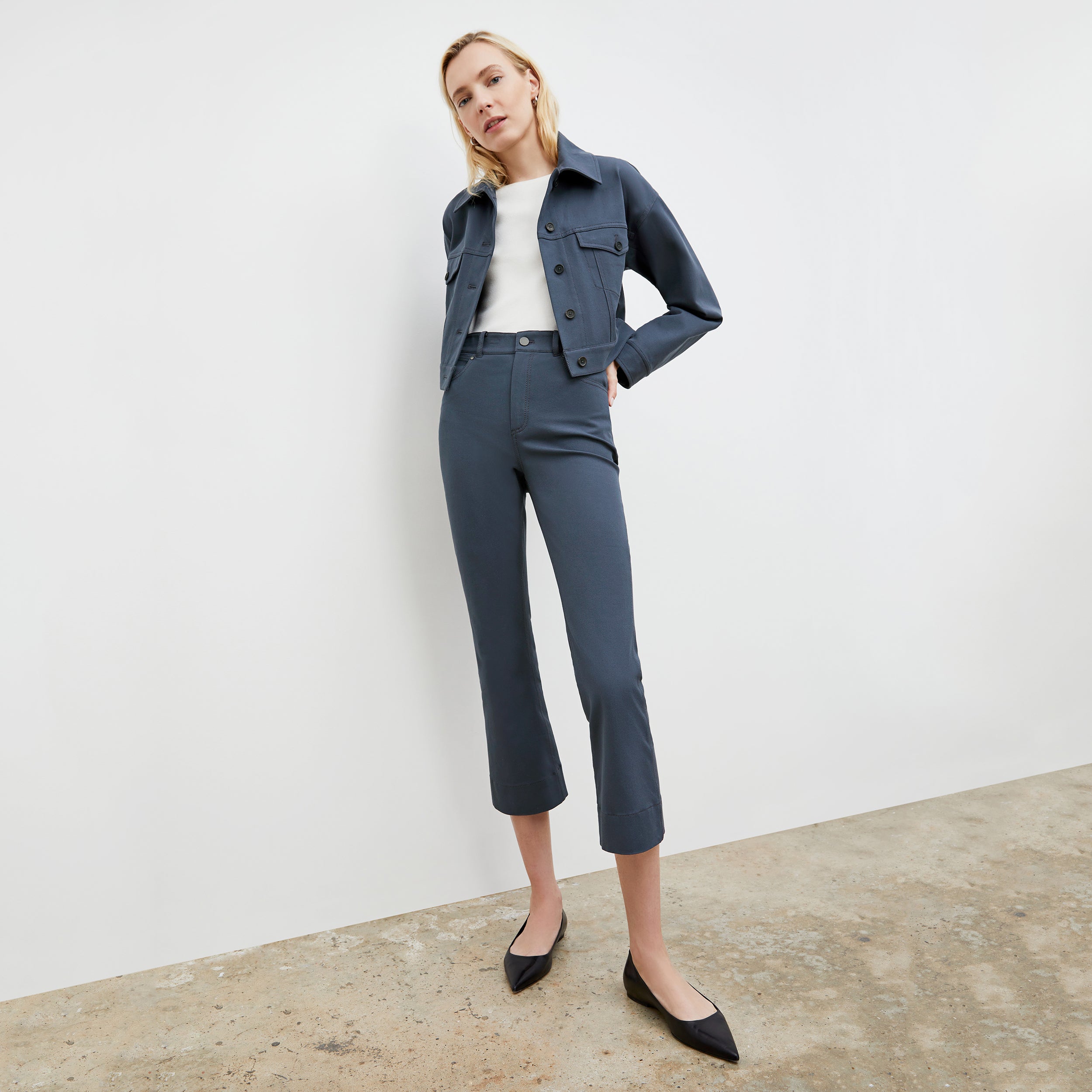 Archie Jean Eco-Friendly Better Than Denim Pants - Dusty Indigo Wash | Sustainable Fashion for Casual Wear & Everyday Outfits