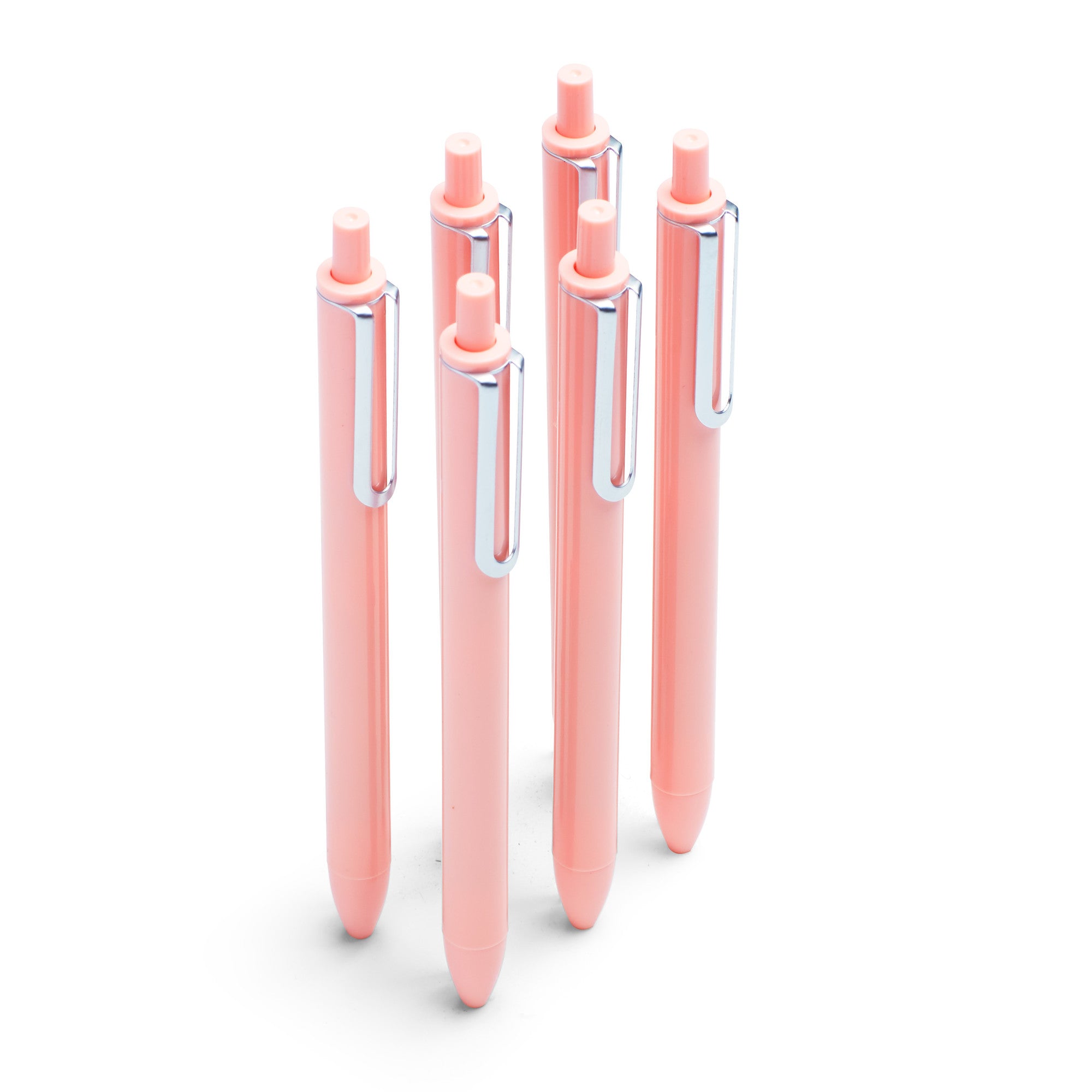 Premium Retractable Gel Pens - Smooth Writing 0.7mm Fine Point, 6-Pack Vibrant Colors - Perfect for Office, School, Note Taking & Gift Giving