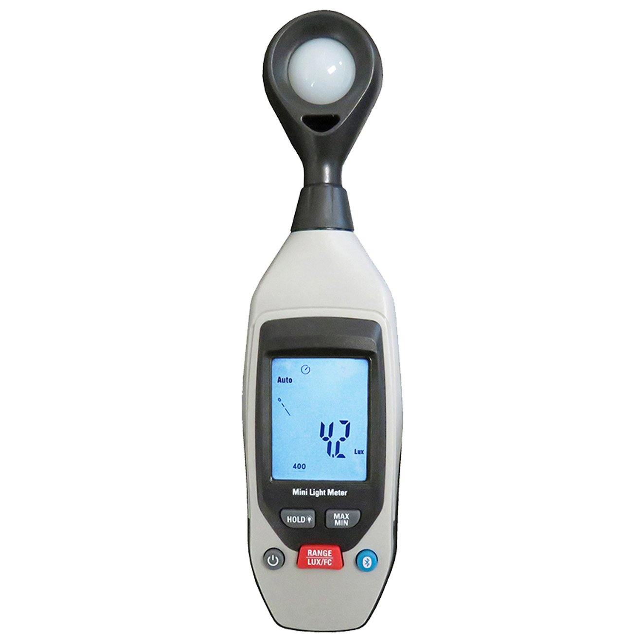 Digital Bluetooth Light Meter for Photography - Accurate Lux & Foot Candle Measurement | Perfect for Indoor/Outdoor Lighting, Film Sets & Studio Photography