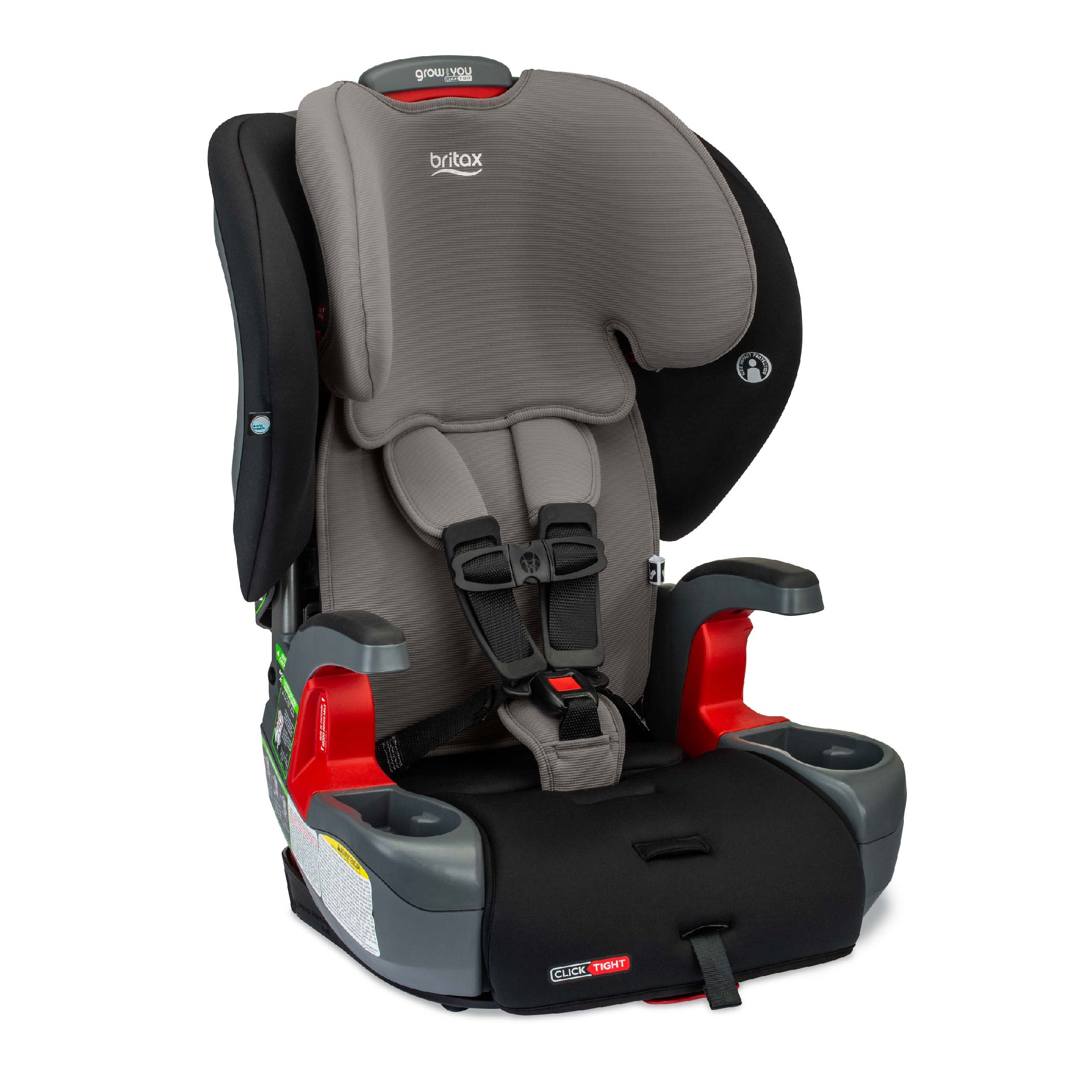 Britax Grow With You ClickTight Harness 2 Booster Car Seat - Safe & Adjustable for Toddlers to Big Kids - Perfect for Road Trips & Daily School Commute