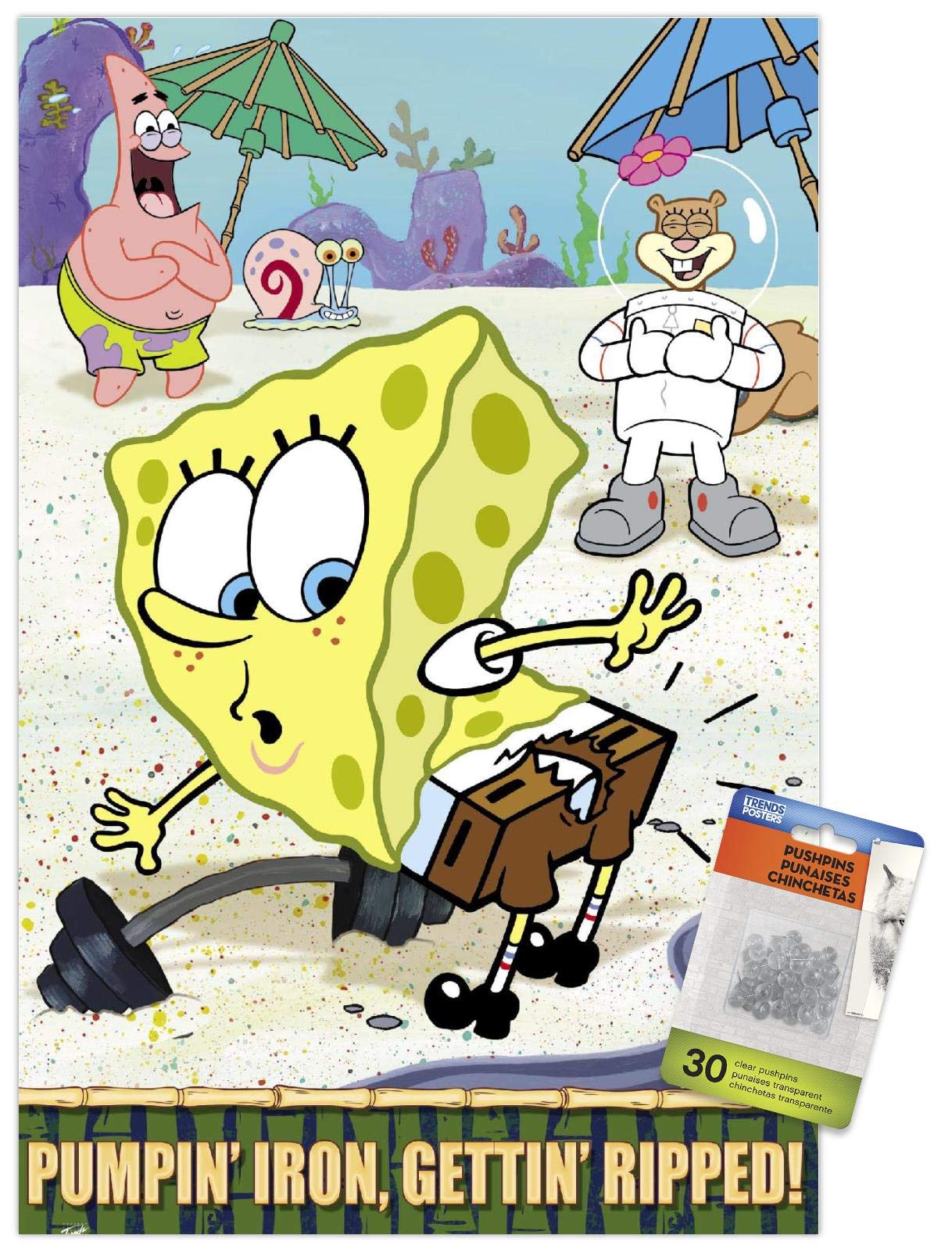 Nickelodeon SpongeBob SquarePants Ripped Wall Poster - 14.72