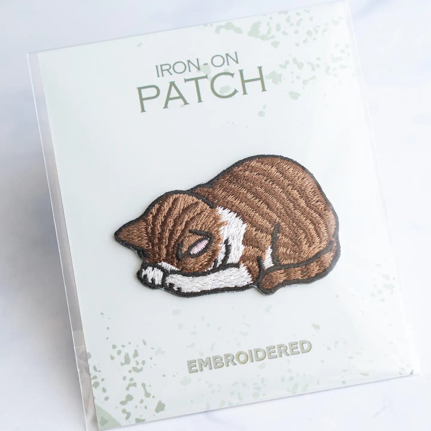 Cute Chocolate Kitten Iron On Patch for DIY Clothing, Bags & Accessories - Fun & Easy Sewing Embellishment