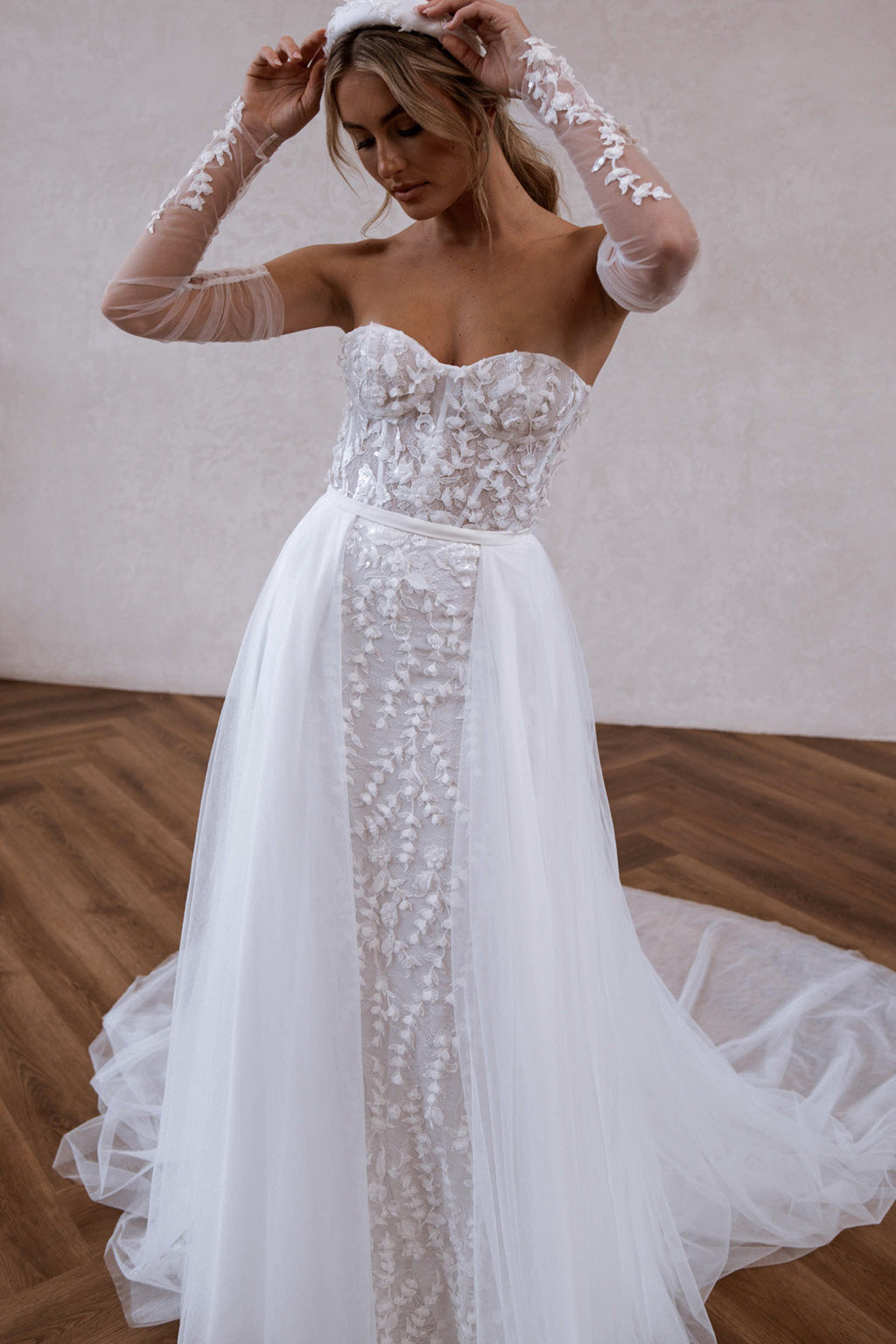 Flowy High Waist Removable Skirt with Side Slit - Elegant & Comfortable for Casual Outings, Parties & Date Nights