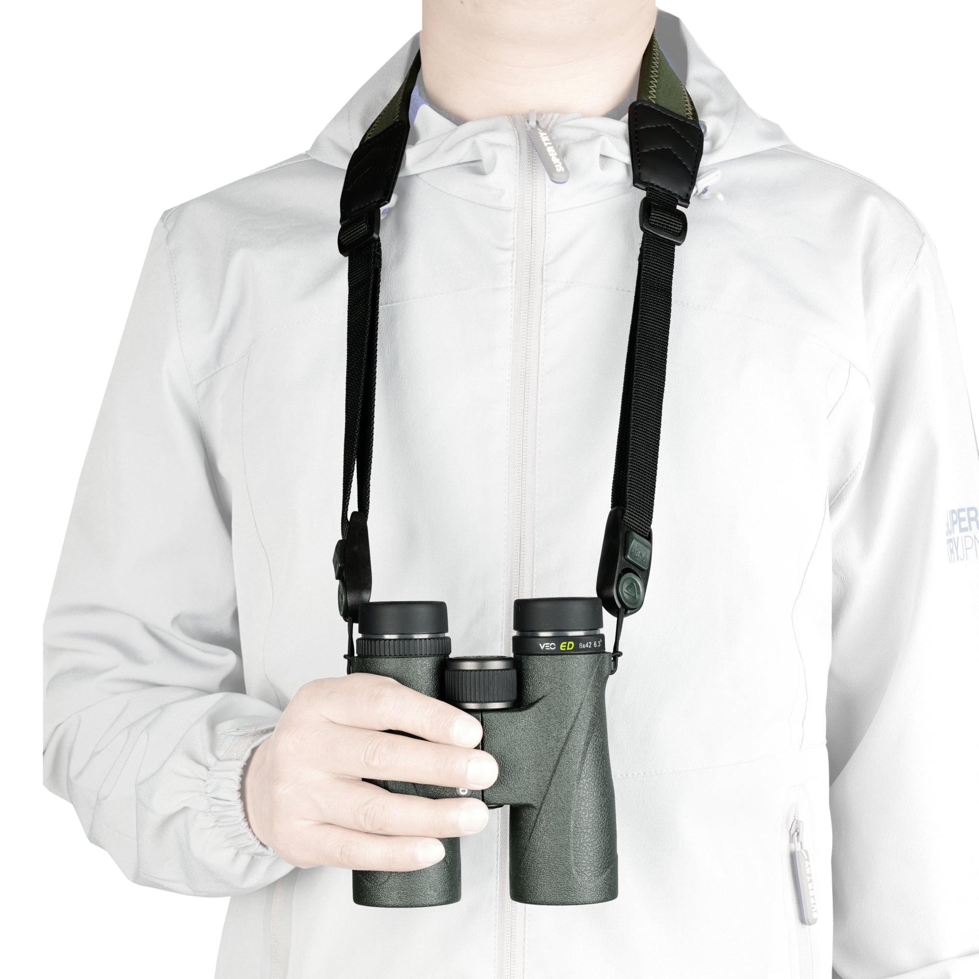 VEO ED 8x42 Binoculars with ED Glass - Premium Hunting & Bird Watching Binoculars Set Includes Digiscope Adapter, Harness, Deluxe Neck Strap & Lifetime Warranty - Perfect for Outdoor Adventures, Wildlife Observation and Travel
