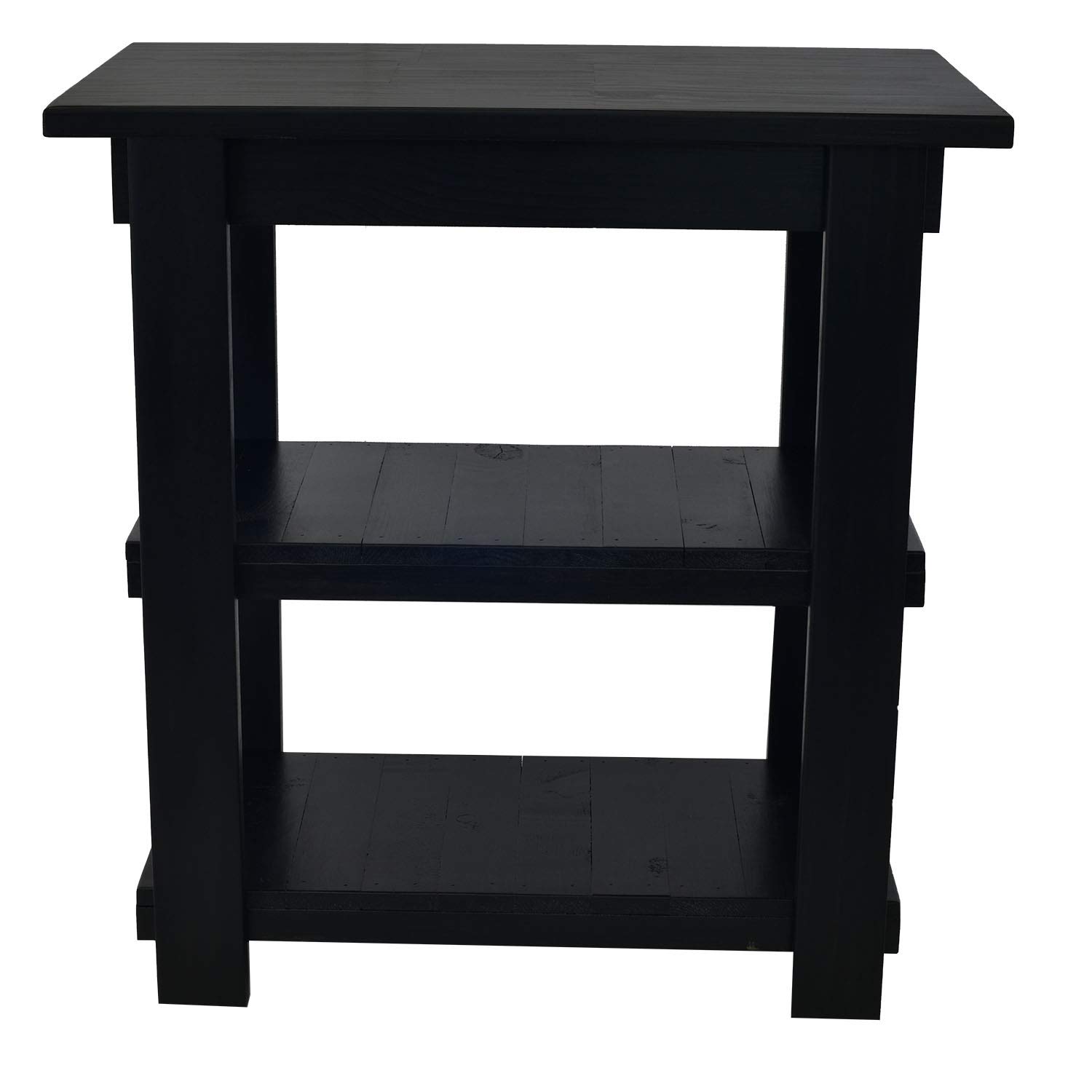 Premium 54-Inch Black Oxford Kitchen Island with Storage - Stylish & Functional Centerpiece for Small Kitchens, Dining Areas, and Home Bars