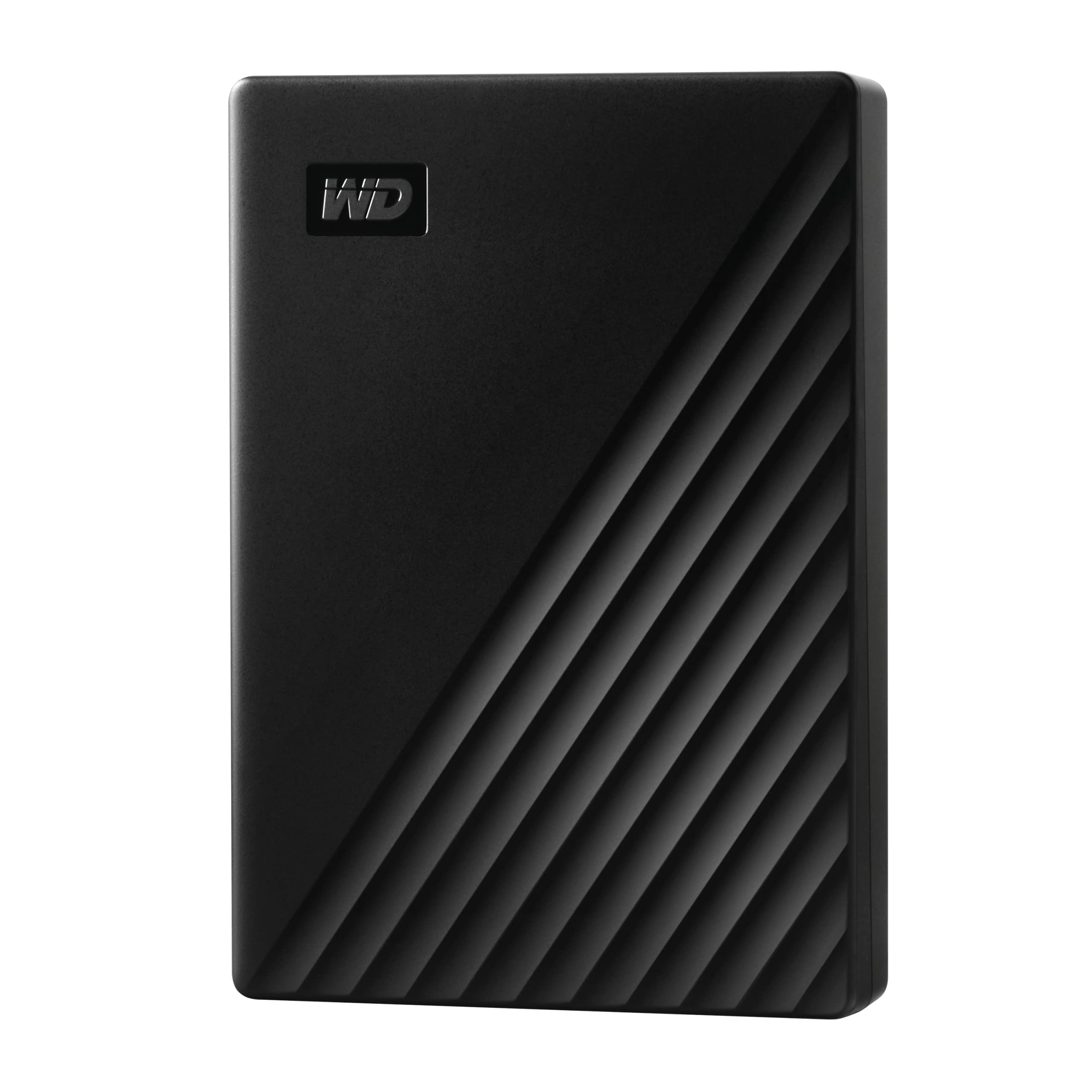 WD 8TB My Book Desktop External Hard Drive & 5TB My Passport Portable HDD - USB 3.0/2.0 Compatible, Black (WDBPKJ0050BBK-WESN) - Perfect for Data Backup, Media Storage, and PC/Mac File Transfer