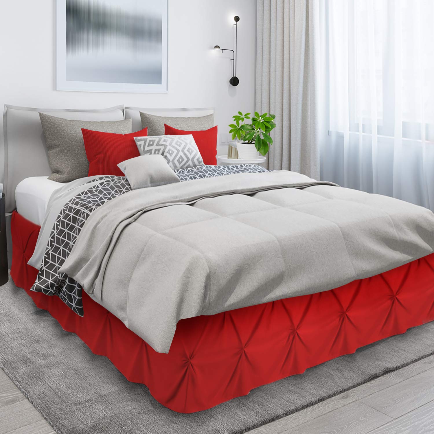 Premium Microfiber Twin Bed Skirt - 14