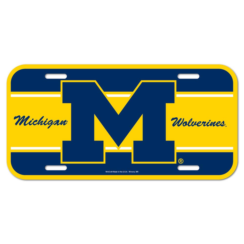 Official Wincraft NCAA University of Michigan License Plate - 6