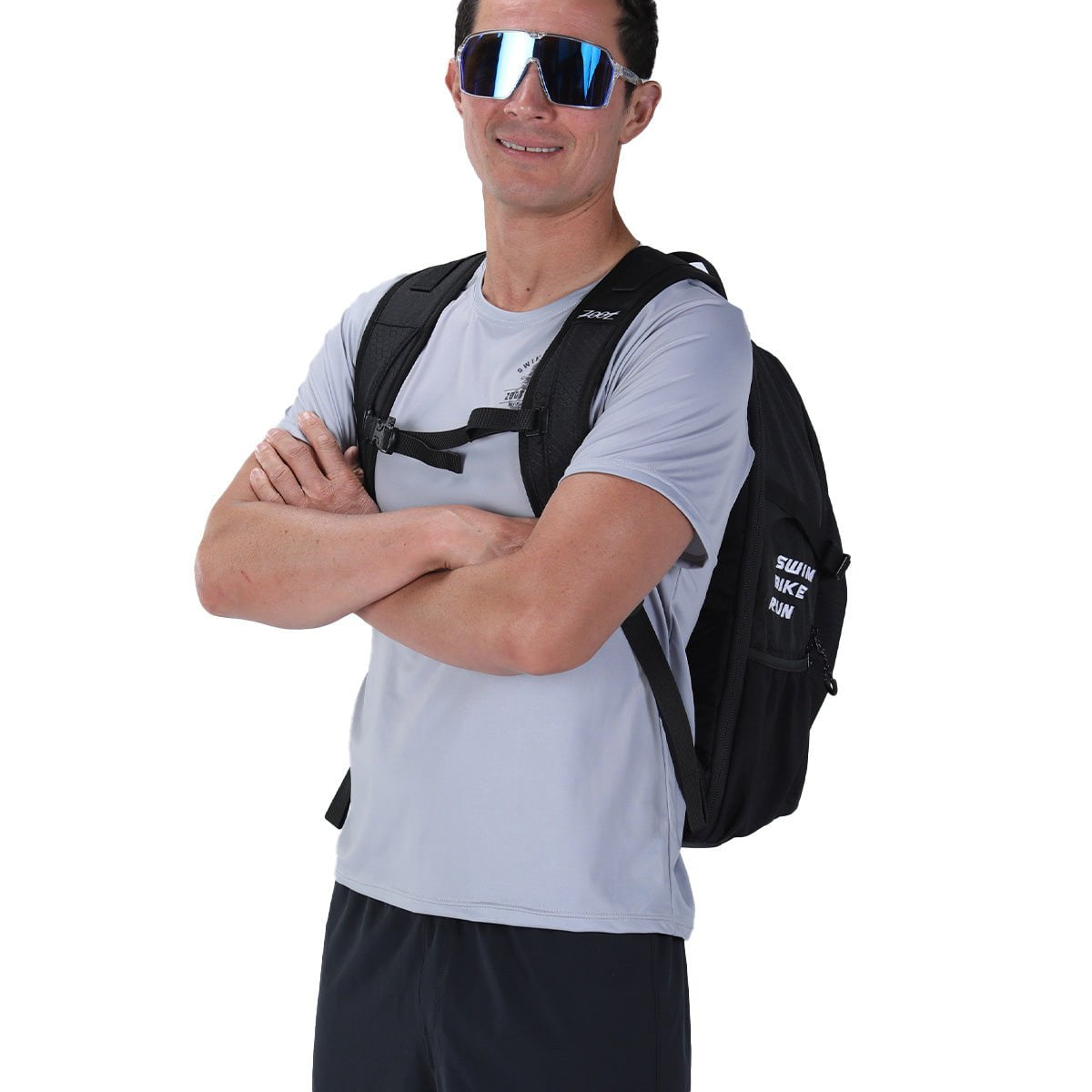 Ultra Tri Backpack - Lightweight Durable Travel Backpack for Hiking, Camping & Daily Use - Water-Resistant Black Daypack for Men & Women