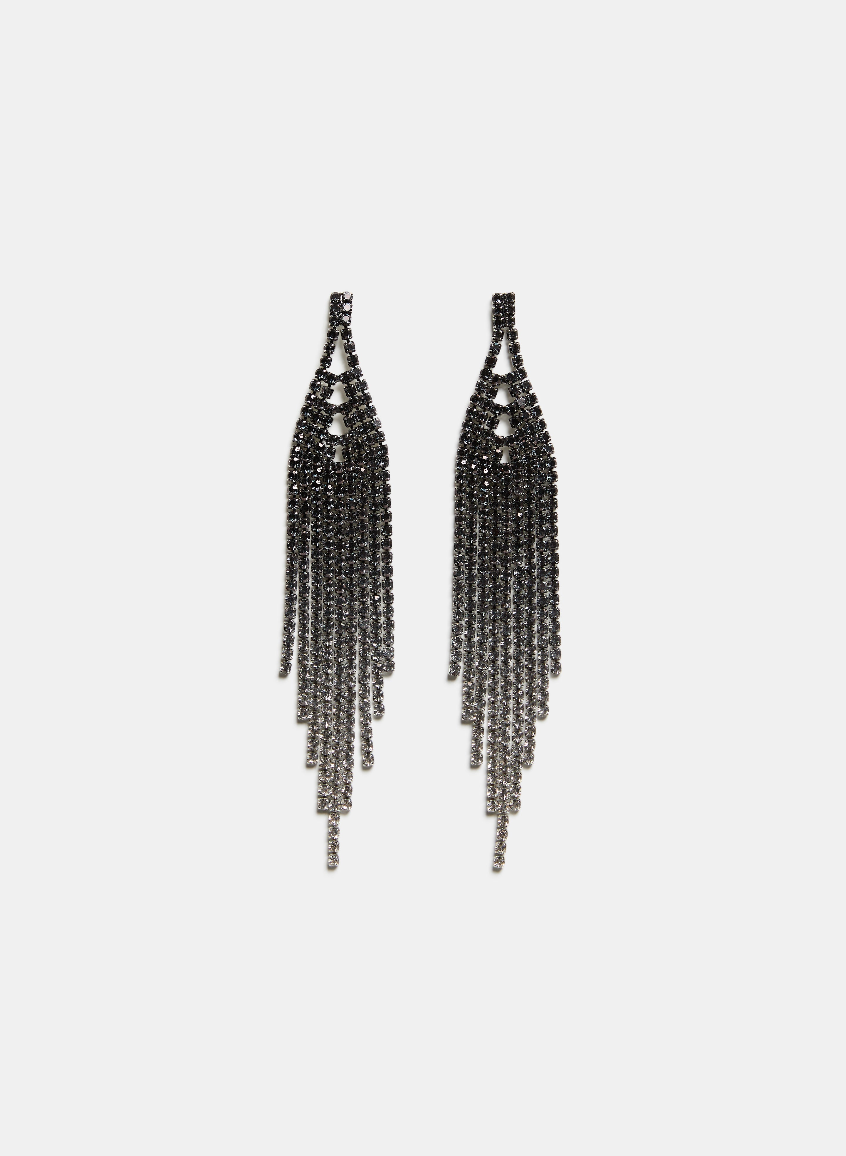 Elegant Crystal Drop Earrings for Women - Sparkling Dangle Jewelry for Parties, Weddings & Special Occasions