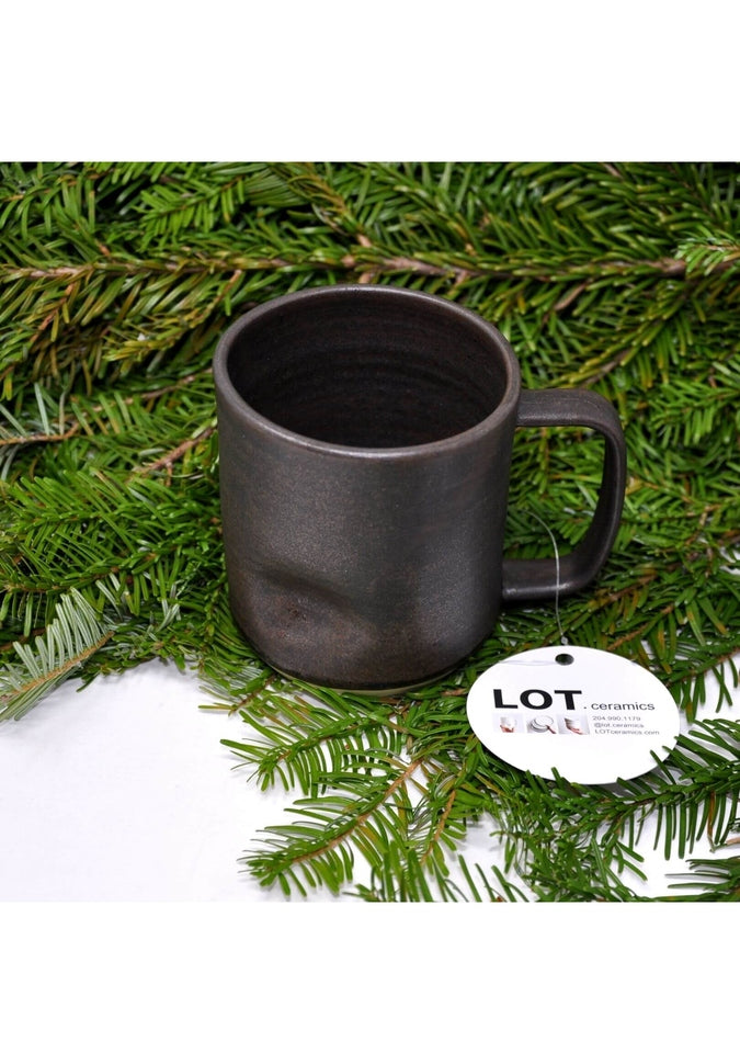 Ceramic Tall Dent Mug - Set of 3 Unique Styles for Coffee, Tea & Hot Drinks - Perfect for Home, Office or Gift Giving