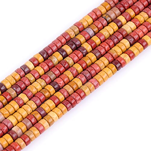 Red Yellow Multicolor Mookaite Jasper