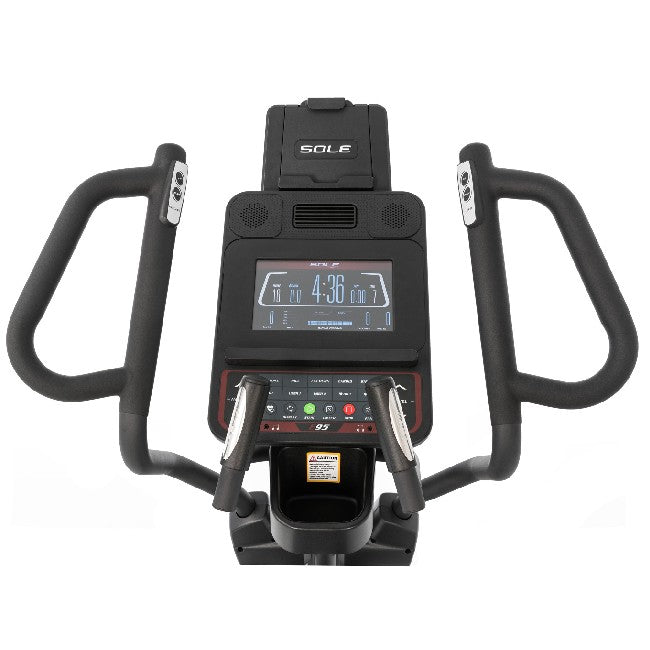 SOLE E95 Elliptical Machine - Low Impact Cardio Trainer for Home Gym, Full Body Workout Equipment - Perfect for Small Spaces & Apartment Fitness