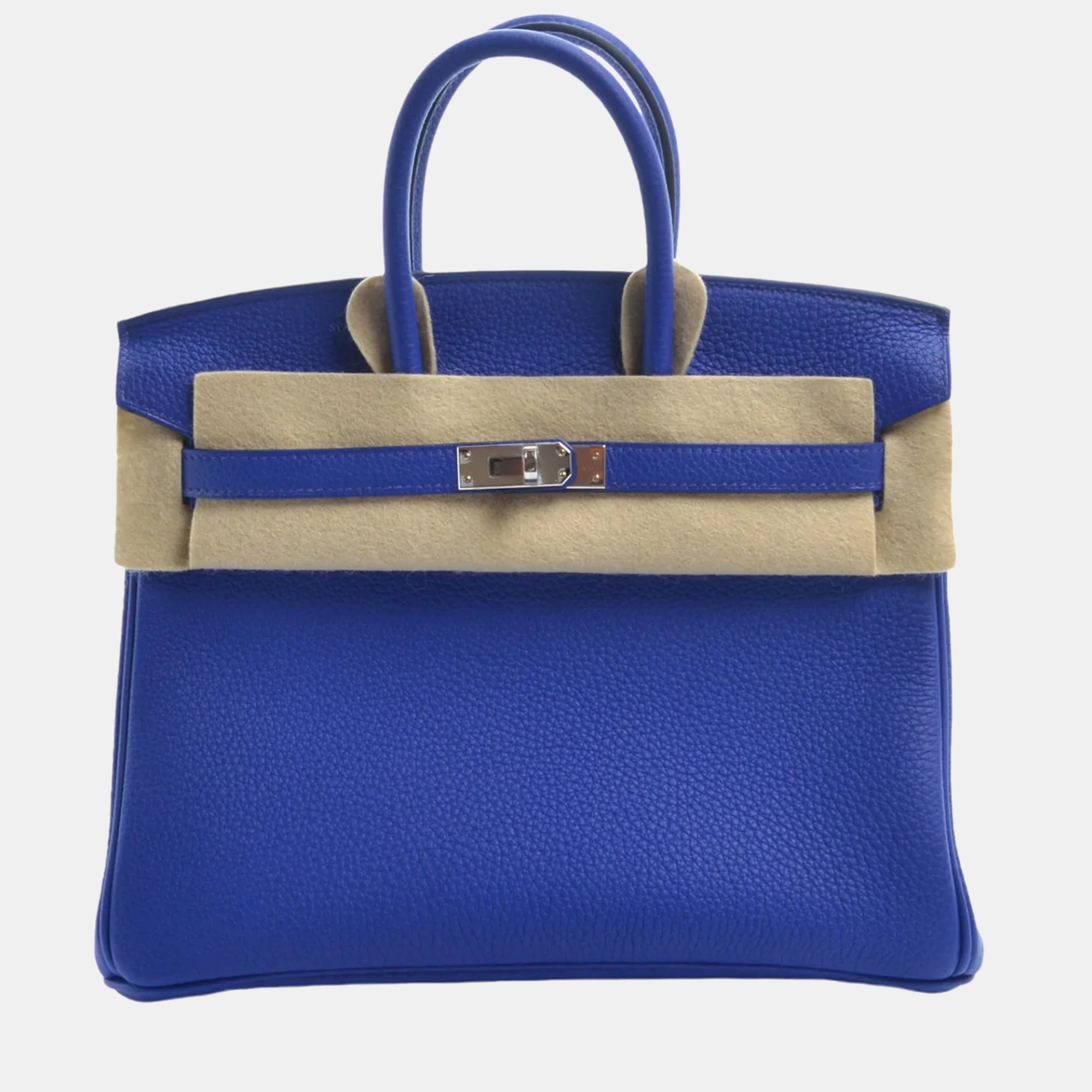 Birkin 25 Handbag in Royal Blue | Luxury Leather Tote Bag for Women | Perfect for Work, Travel & Special Occasions