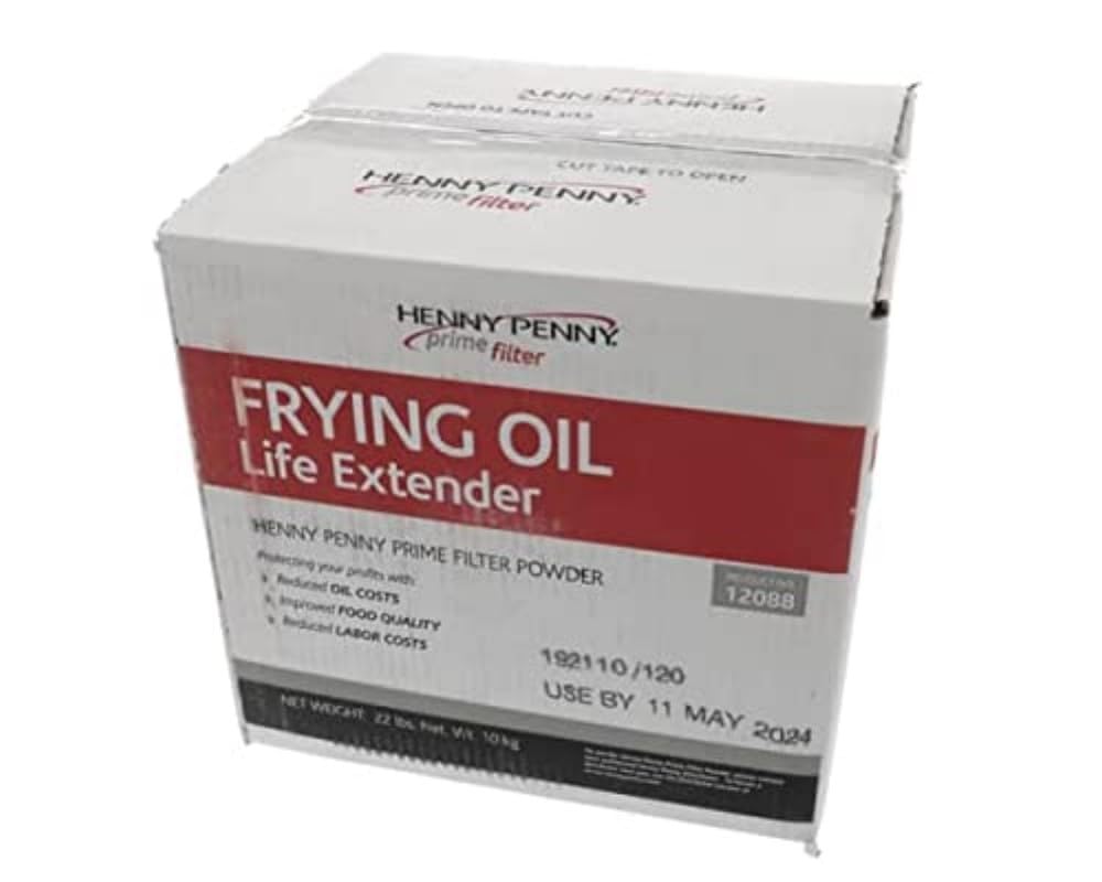 Henny Penny 12088 Commercial Fryer Oil Life Extender - Extends Frying Oil Freshness for Restaurants & Fast Food Kitchens