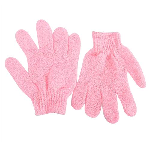 Exfoliating Bath Gloves for Shower & Spa - Soft Skin Massage Scrubber, 1 Pair - Perfect for Body Scrub, Dead Skin Removal & Relaxing Bath Time