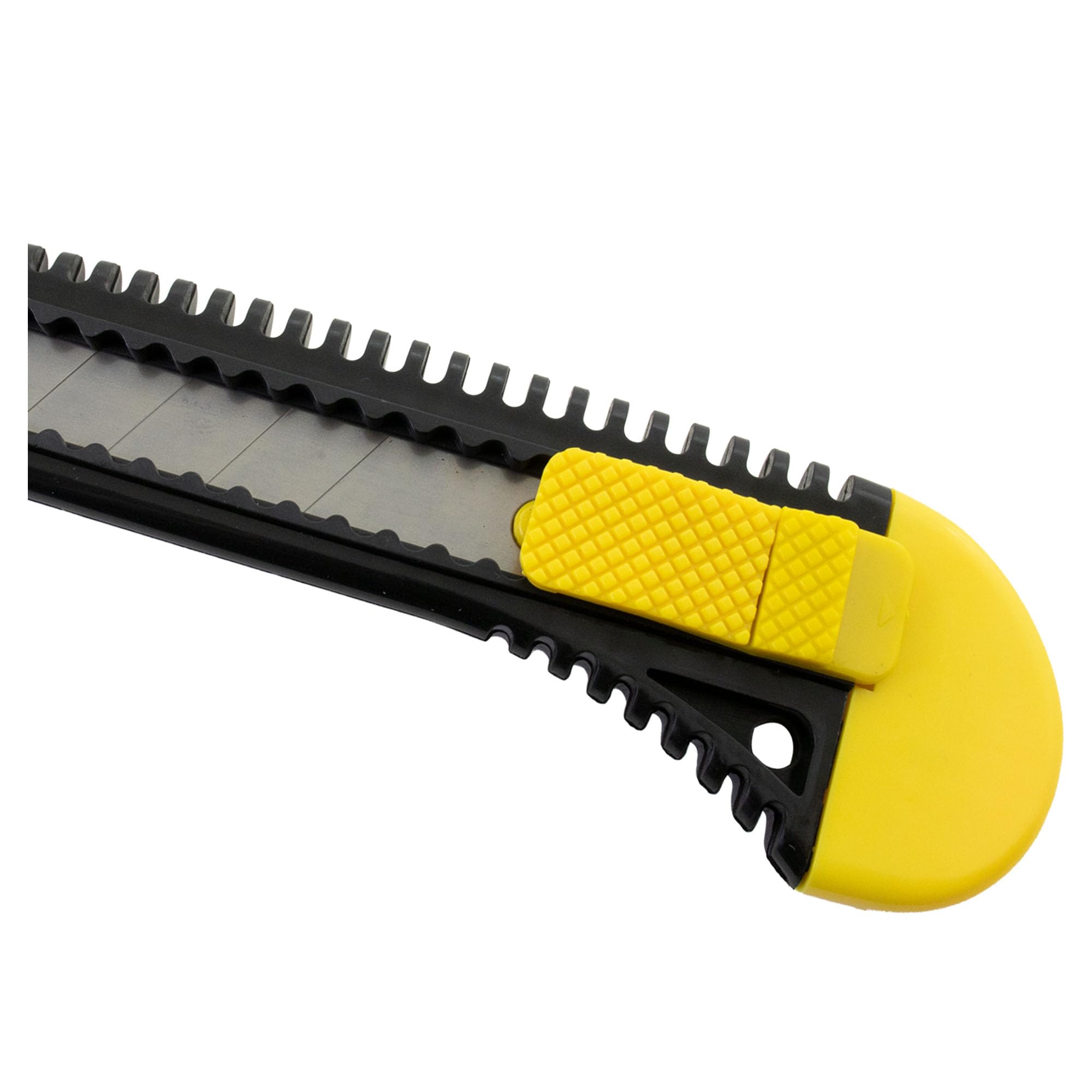 25-Pack Heavy Duty Utility Knives with Snap-Off Blades - Box Cutters for Warehouse, Shipping, Retail & DIY Projects - Black