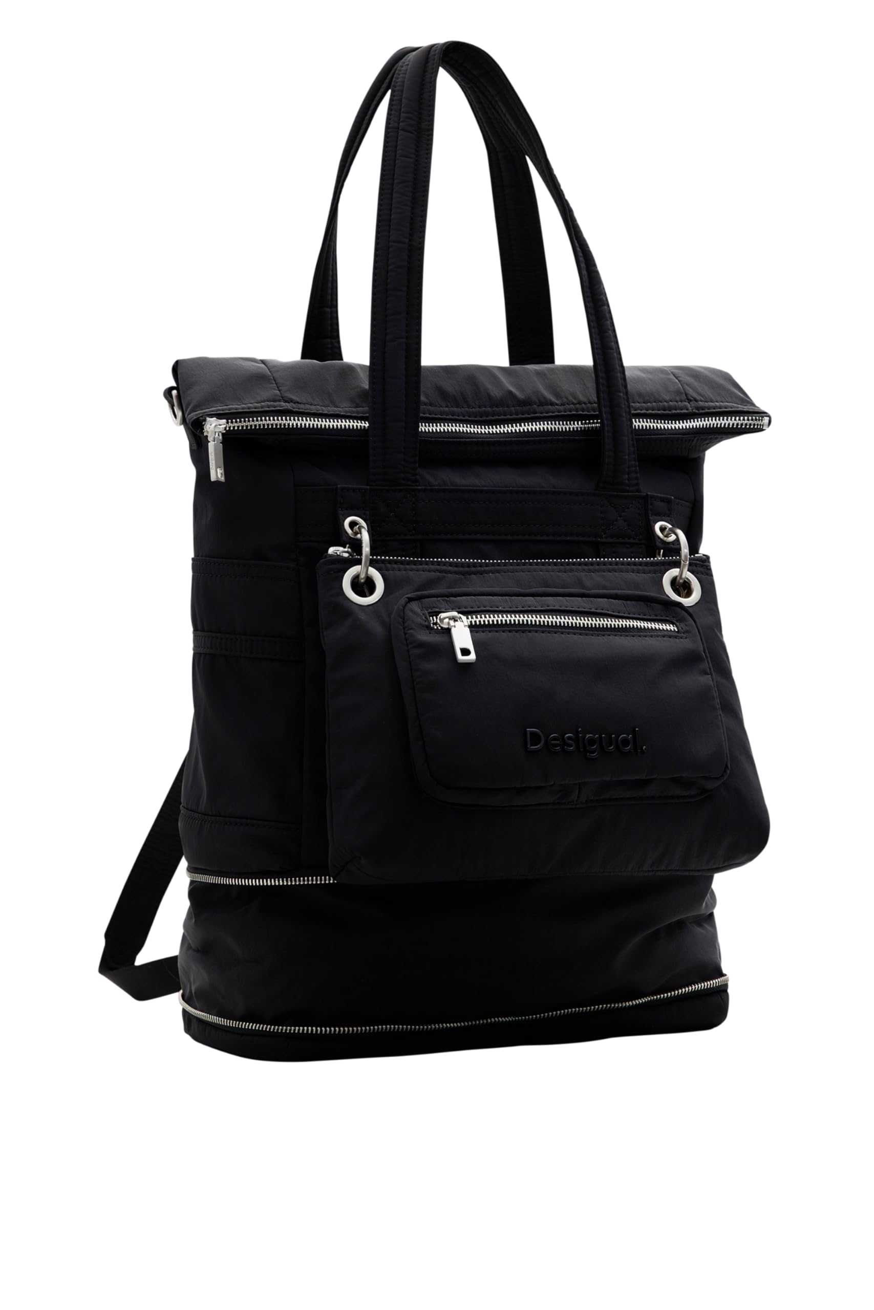 Desigual Women's Modular Nylon Backpack - Stylish & Spacious Travel Bag for Work, School & Daily Use