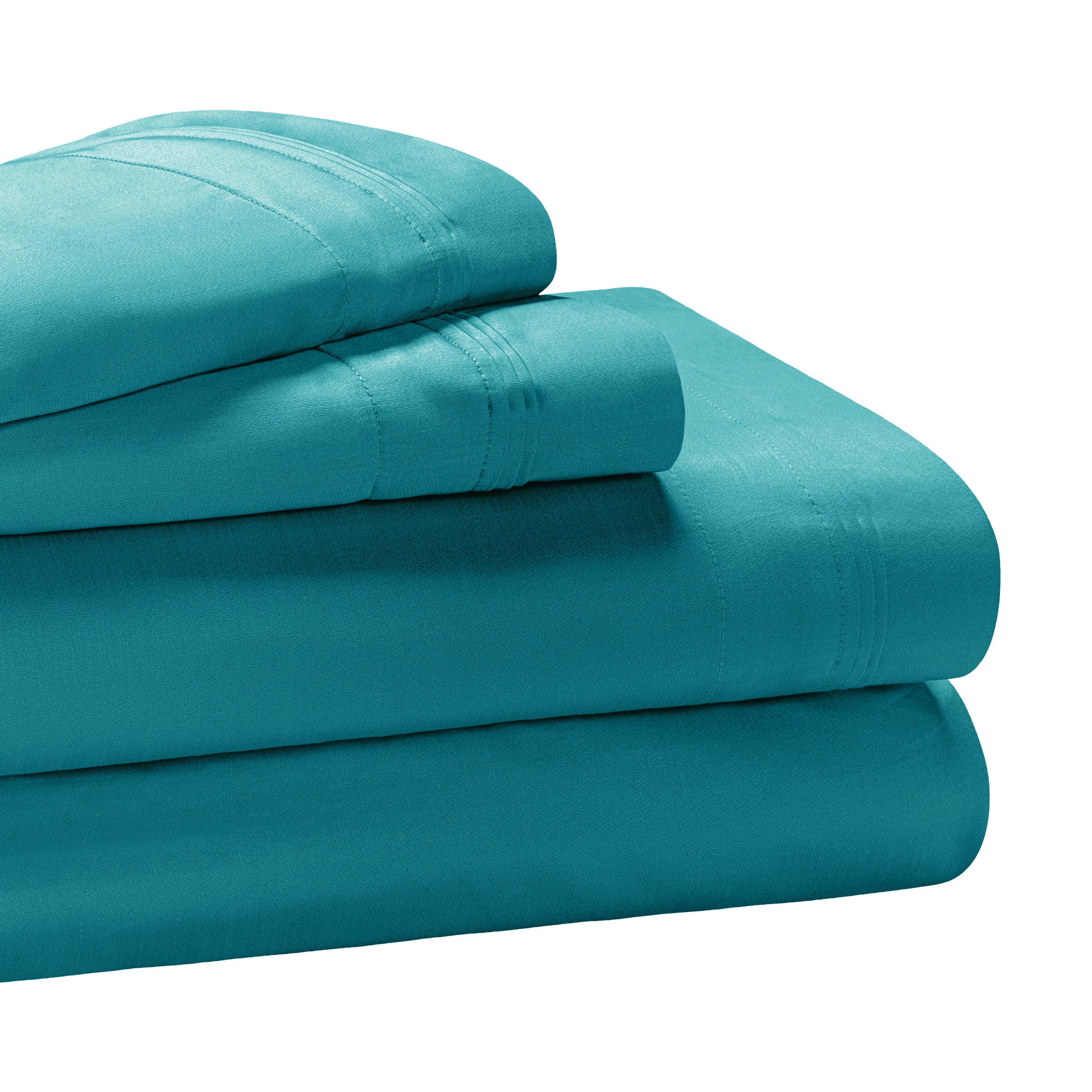 Premium 650 Thread Count Egyptian Cotton Sheet Set - Eco-Friendly, Breathable & Hypoallergenic - Perfect for Luxury Bedding & Hot Sleepers