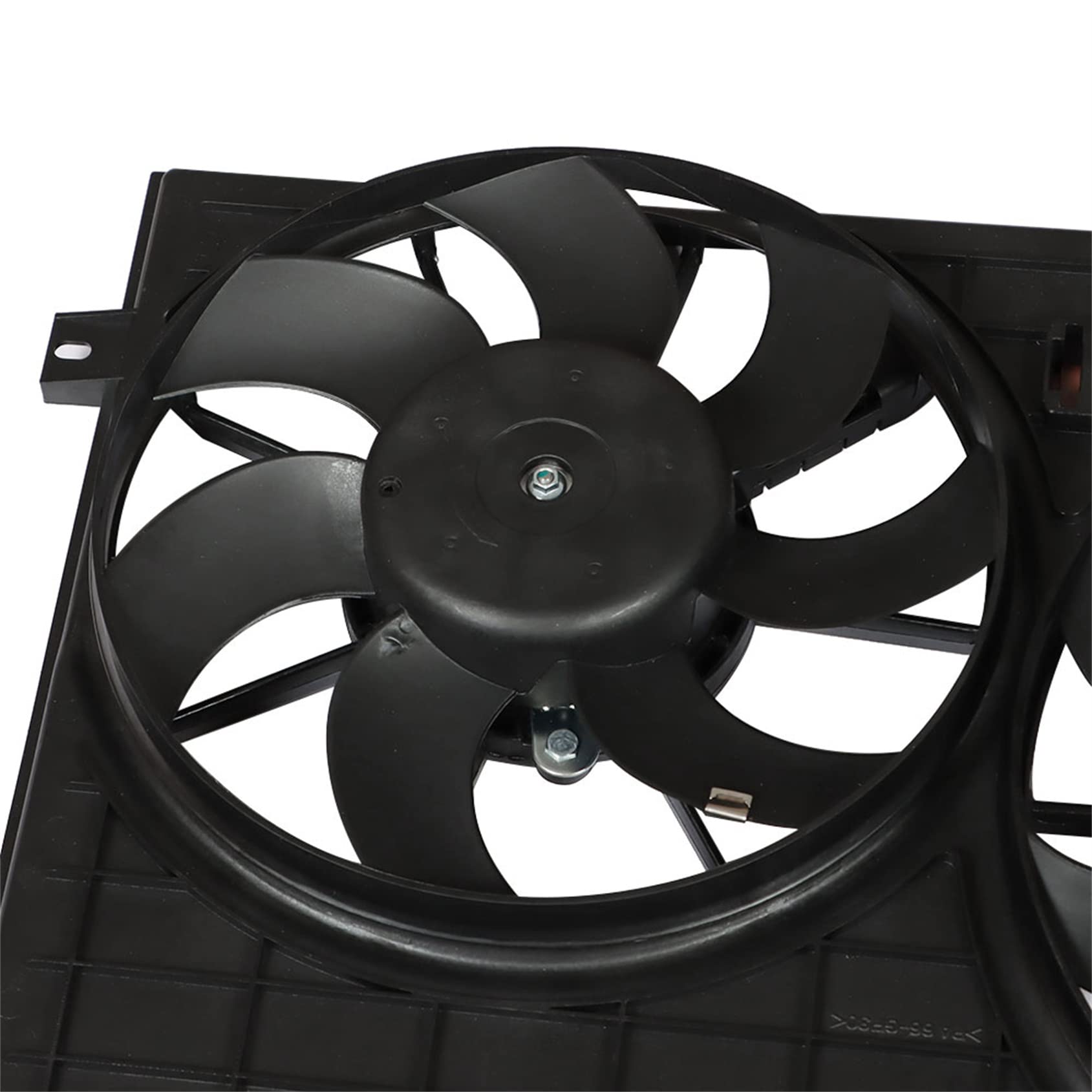 621490 620-805 Engine Radiator Condenser Cooling Fan Assembly Replacement for 2010-2013 VW Golf & 2012-2013 VW Passat - Compatible with Part Numbers 1K0959455ET, 1K0959455FR, 1C0959455C, 6X0959455 (12V) - Perfect for Engine Cooling System Repair & Maintenance