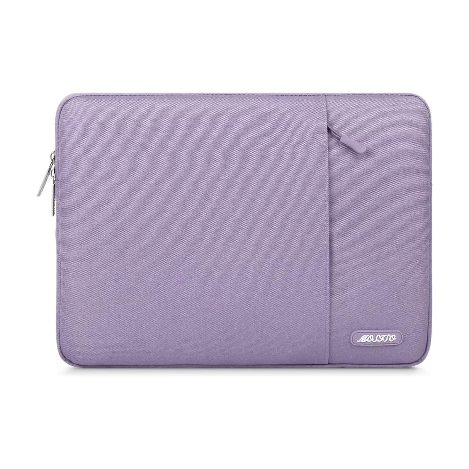 MOSISO 16 Inch Laptop Sleeve Bag for MacBook Pro 16 M4/M3/M2/M1, HP, Acer, Dell, Lenovo, ASUS 15-15.6 Inch Notebooks - Durable Polyester Vertical Computer Case with Pocket (Purple) - Perfect for Work, School & Travel Protection