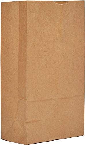 Eco-Friendly 6 lb Recycled Kraft Paper Lunch Bags - Pack of 500 Brown Sandwich & Party Bags | Bulk Disposable Food Containers for School, Picnics & Catering
