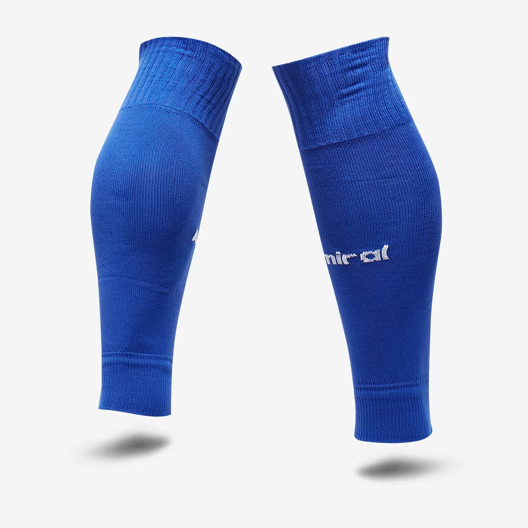 Core Football Sleeve Socks Royal Blue - Compression Leg Sleeves for Soccer, Running & Sports Performance - Moisture Wicking Athletic Socks for Men & Women