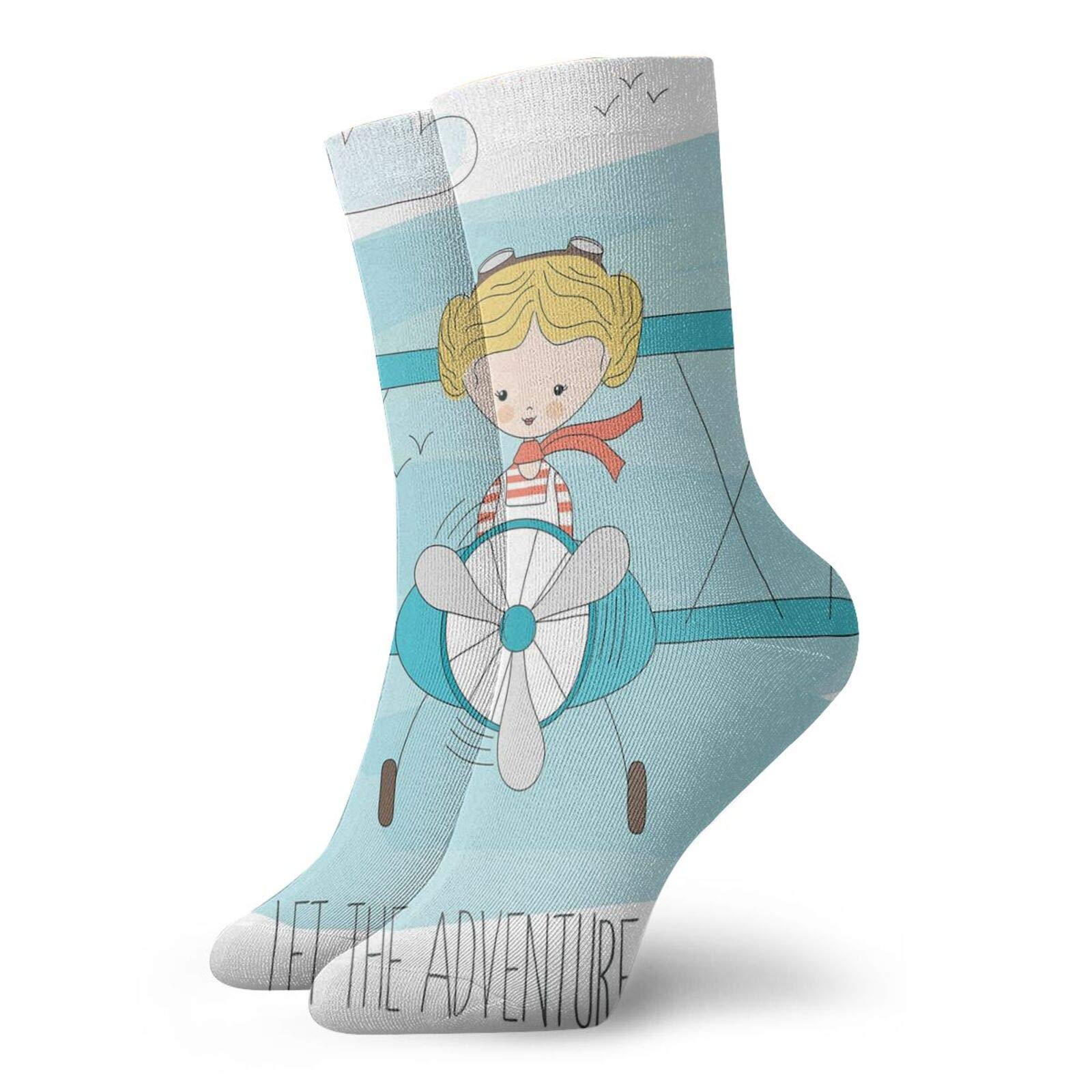 Funky Colorful Cushion Sport Socks - Athletic Cushioned Running Performance Crew Socks for Men & Women - Perfect for Running, Gym Workouts & Casual Wear