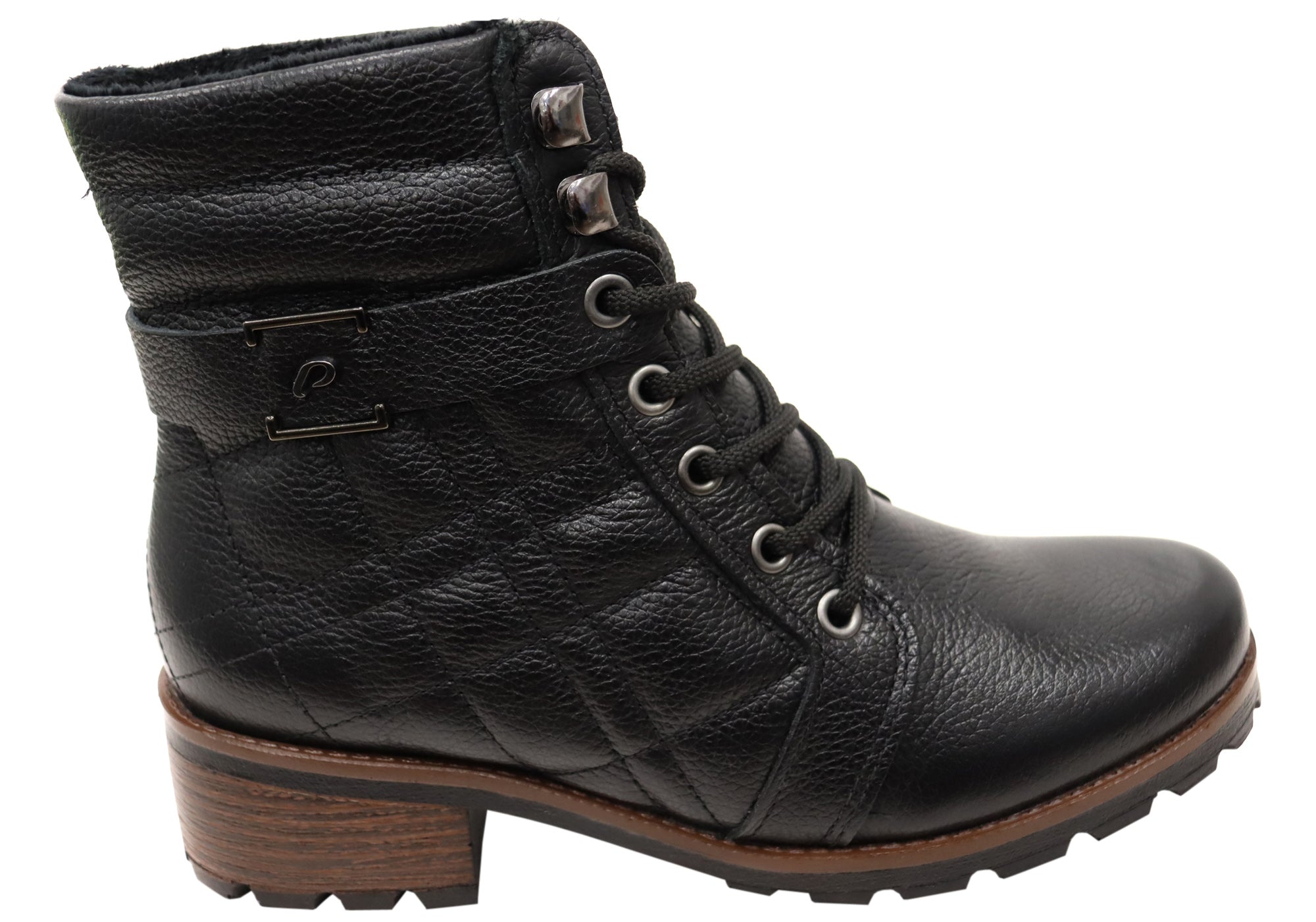 Pegada Gracey Women's Comfortable Brazilian Leather Lace Up Boots - Stylish Ankle Boots for Casual Wear, Work & Outdoor Activities