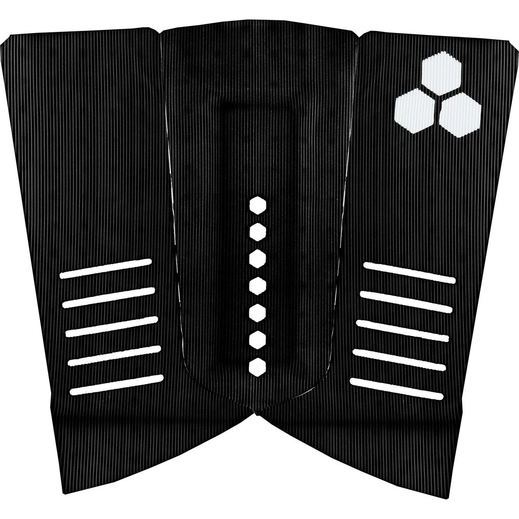 Channel Islands 3-Piece Arch Fish Deck Pad - Black | Non-Slip Surfboard Traction Pad for Enhanced Grip & Control | Perfect for Surfing, Paddleboarding & Water Sports