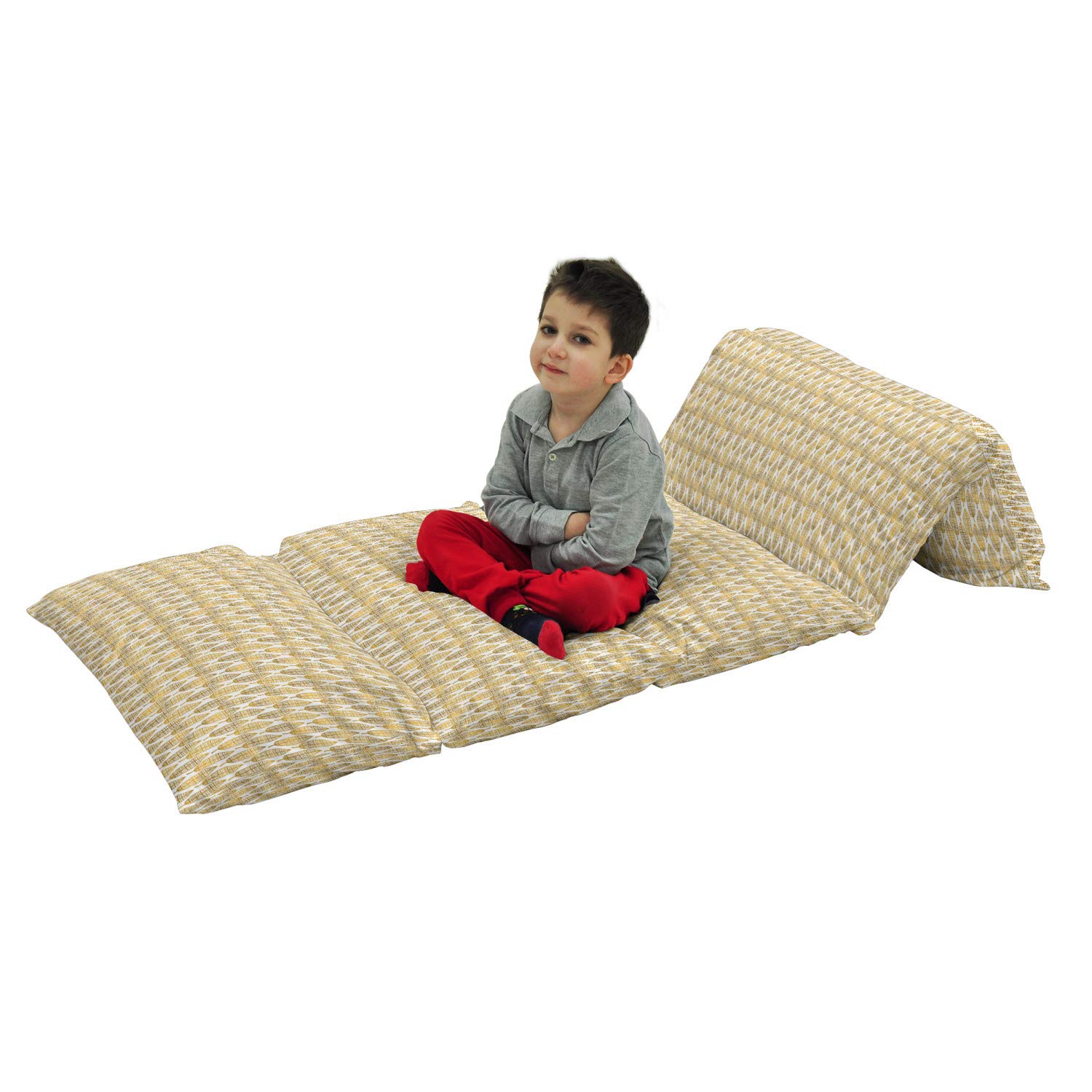 Ambesonne Bohemian Feather Floor Pillow Cover - 88
