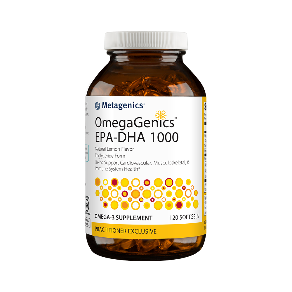 OmegaGenics® EPA DHA 1000 - High Potency Fish Oil Supplement for Heart & Brain Health | Supports Cognitive Function & Cardiovascular Wellness | Perfect for Daily Wellness Routine & Active Lifestyle