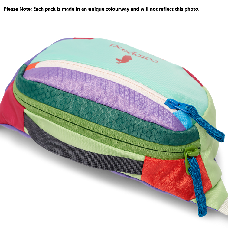 Cotopaxi Kapai 1.5L Fanny Pack Del Dia - Water-Resistant Waist Bag for Hiking, Travel & Everyday Use