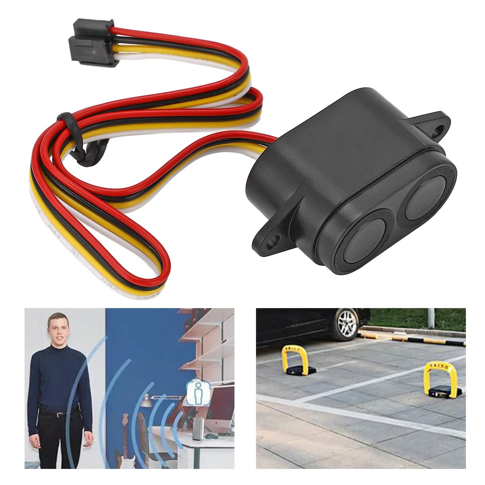Ultrasonic Distance Measuring Sensor IP67 Waterproof for ABS - High Precision Range Finder for Robotics, Parking Assistance & Smart Home Automation