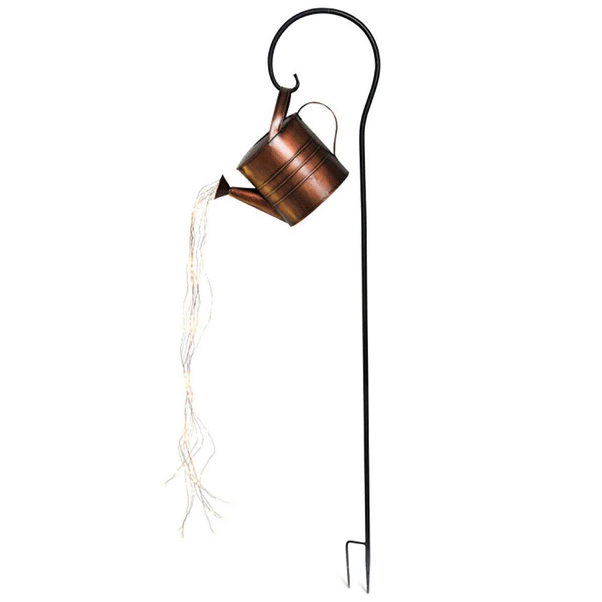 ZZZTWO Watering Can Garden Lights - Star Shower LED Outdoor Decor with Bracket | Battery Powered Yard Lights for Walkway, Patio, Lawn & Backyard | Perfect for Garden Parties, Romantic Evenings & Landscape Lighting