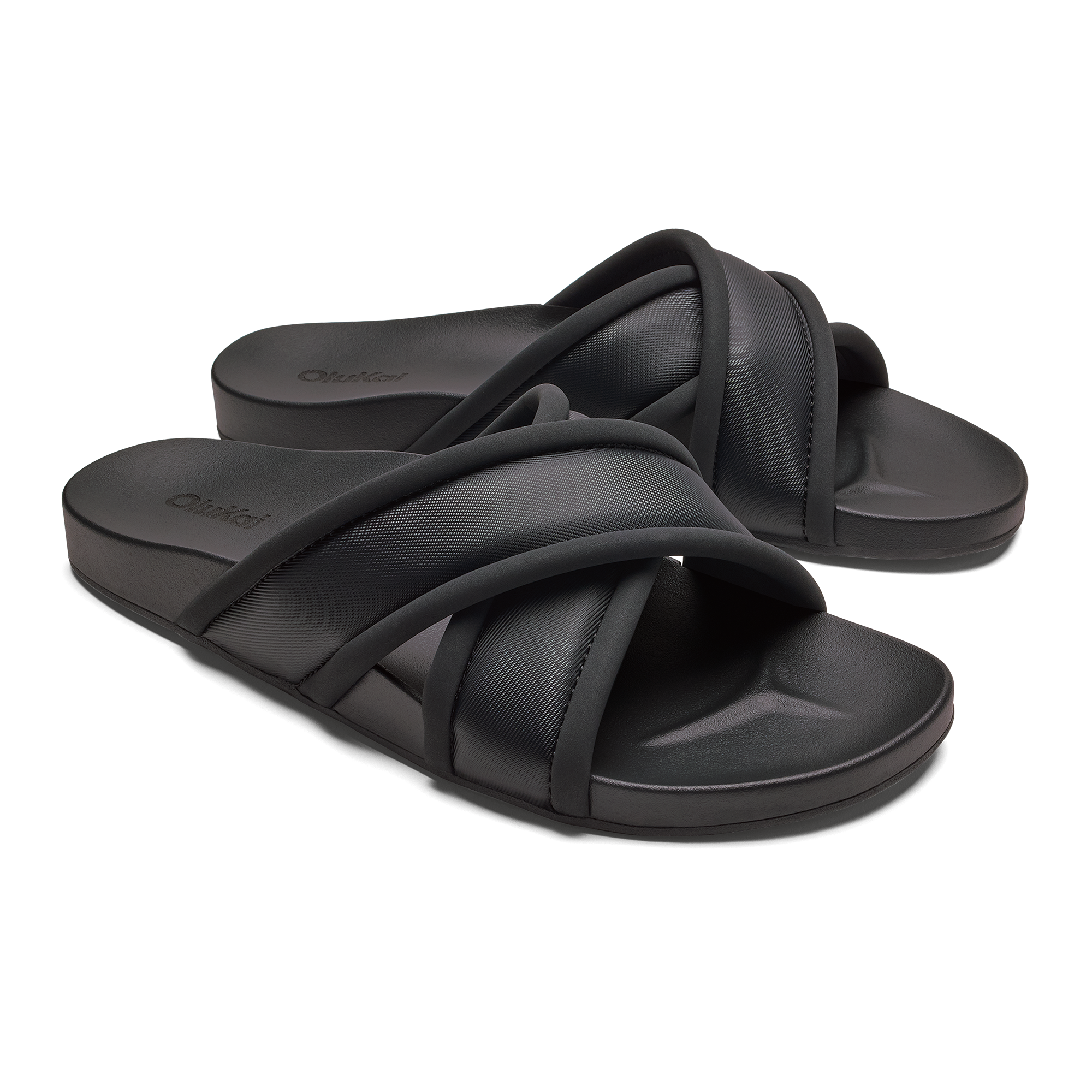 Ani Women's Slide Sandals - Lava Rock Color Comfortable Summer Beach Slippers for Pool, Garden, and Vacation Wear