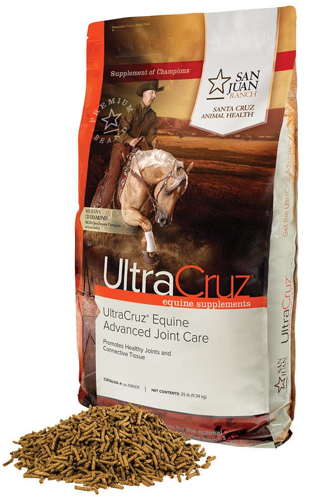 UltraCruz Equine Advanced Joint Supplement for Horses - 10 lb Powder for Mobility & Joint Health | Supports Active & Senior Horses | Perfect for Training, Recovery & Daily Care