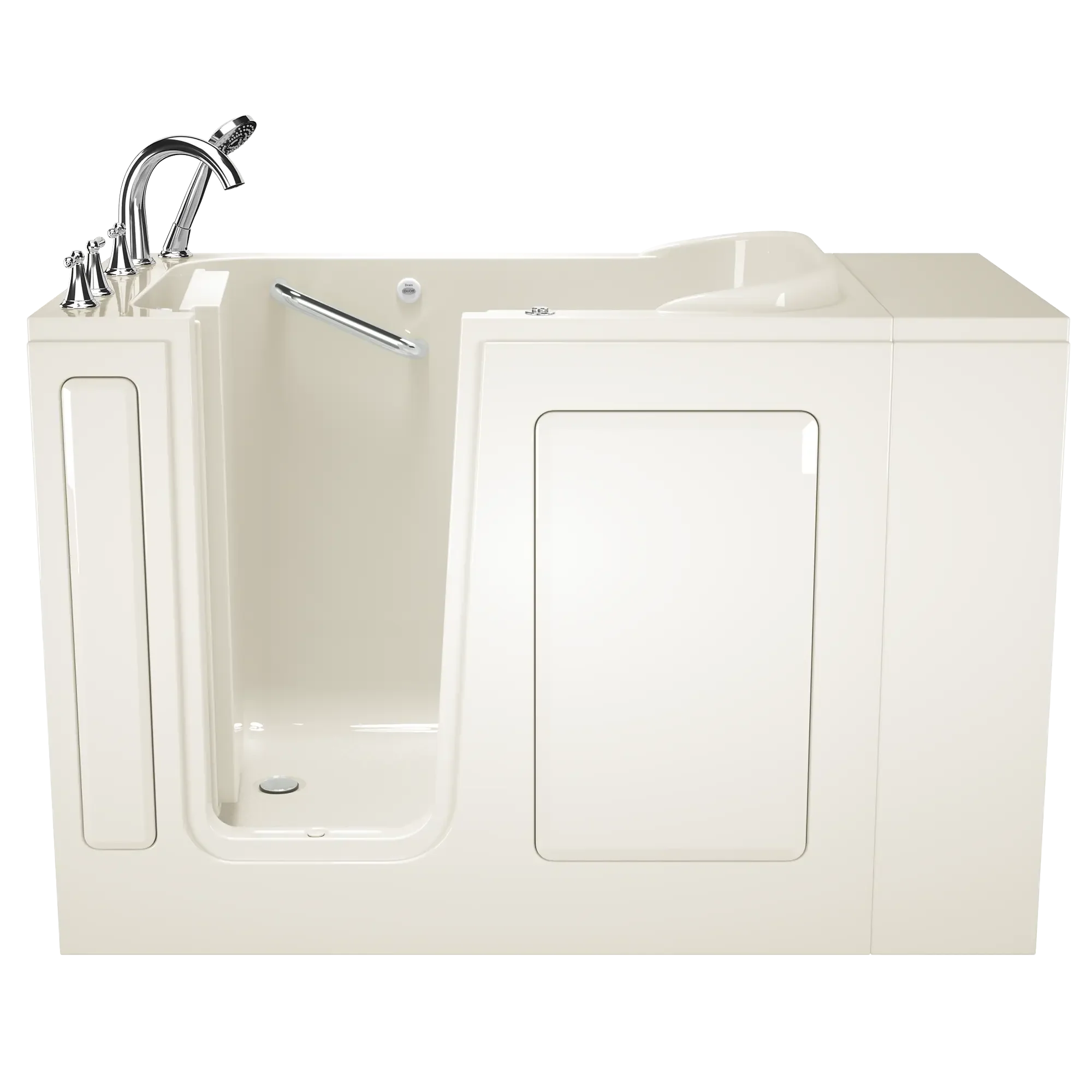 28x48 Inch Gelcoat Walk-In Bathtub with Air Spa System - Left Hand Door & Drain - Perfect for Elderly & Mobility Needs