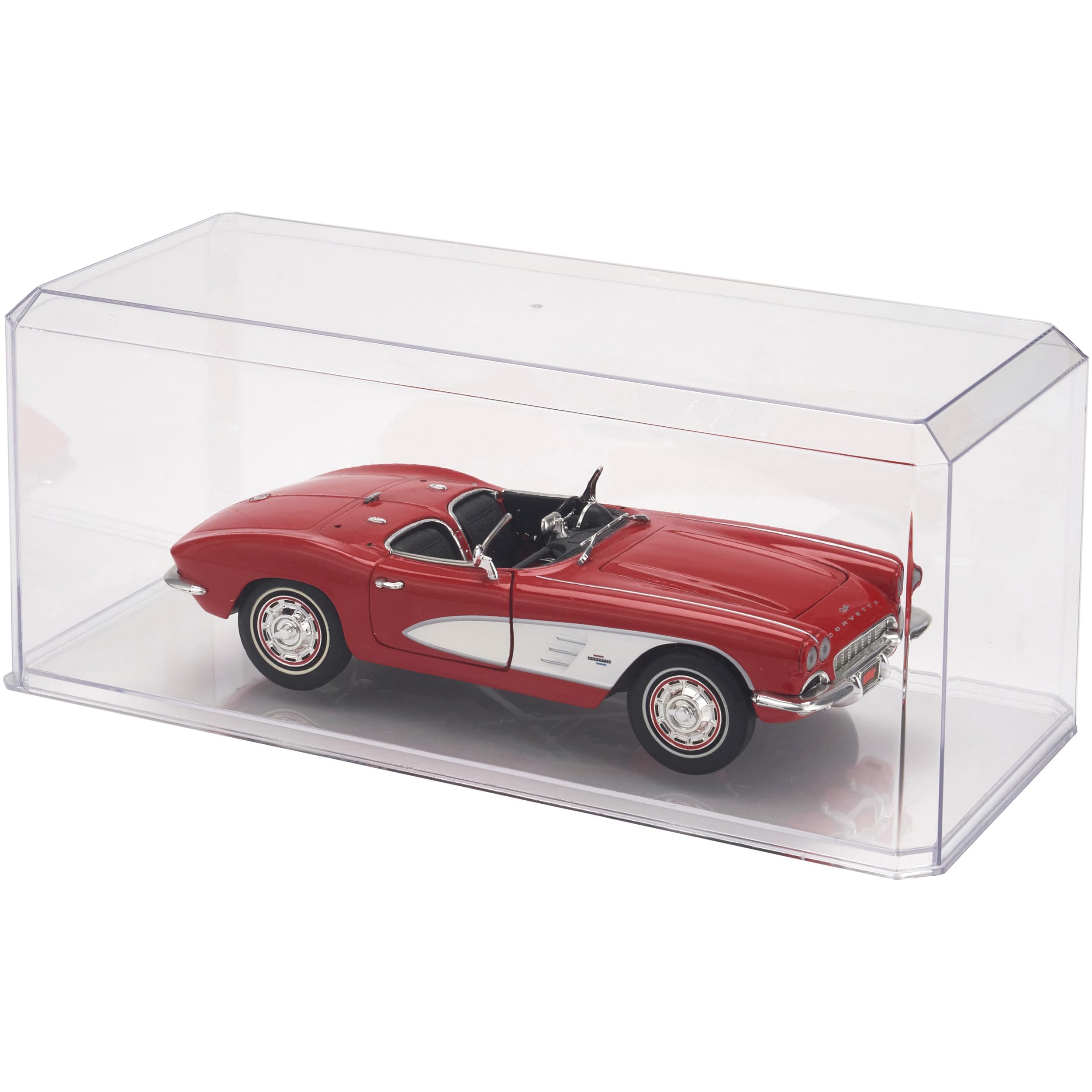 Pioneer Plastics 355C Clear Plastic Display Case for 1:18 Scale Diecast Model Cars - 13