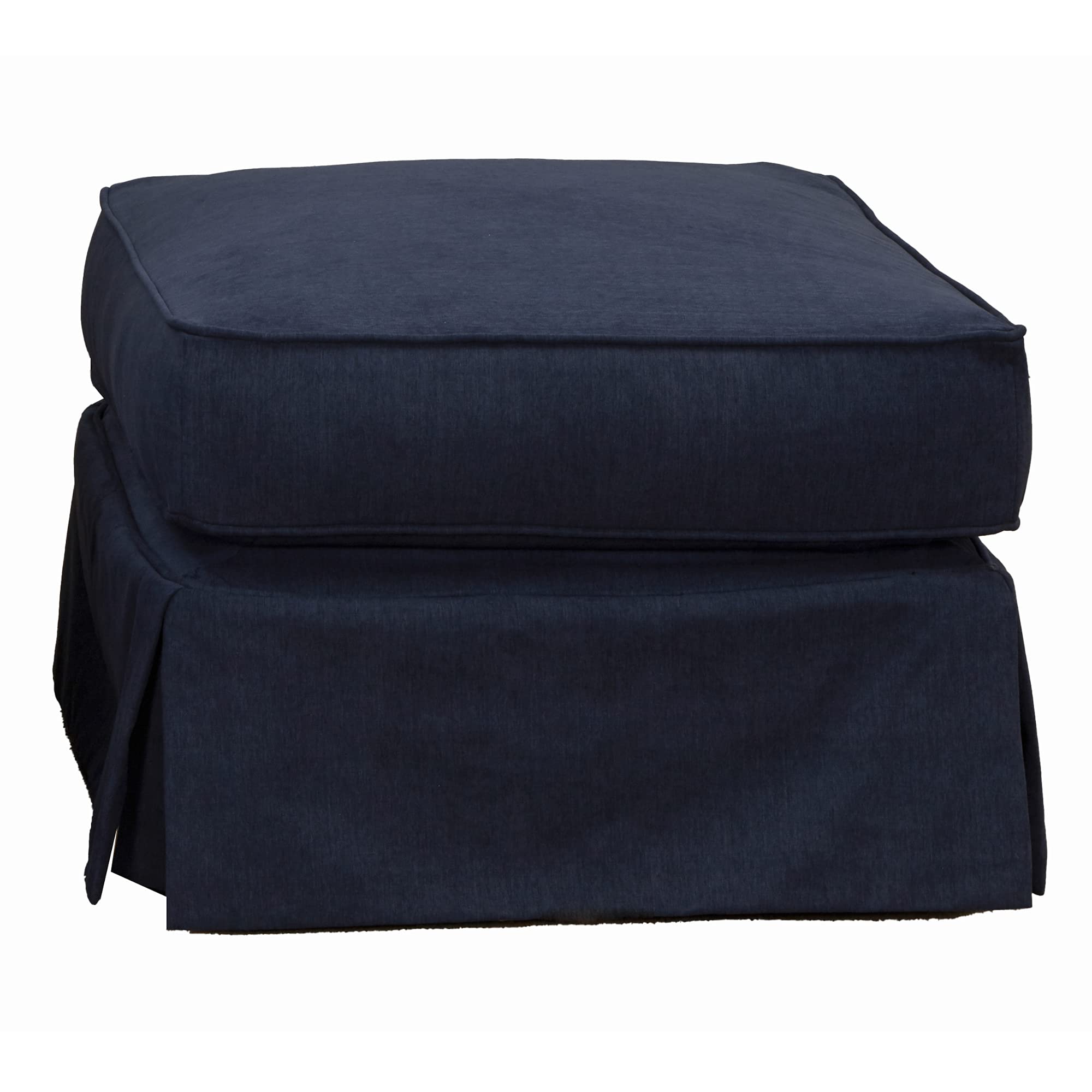 Sunset Trading Horizon Furniture Slipcover - Customizable Navy Blue Sofa Cover for Living Room, Sectional, and Recliner Protection