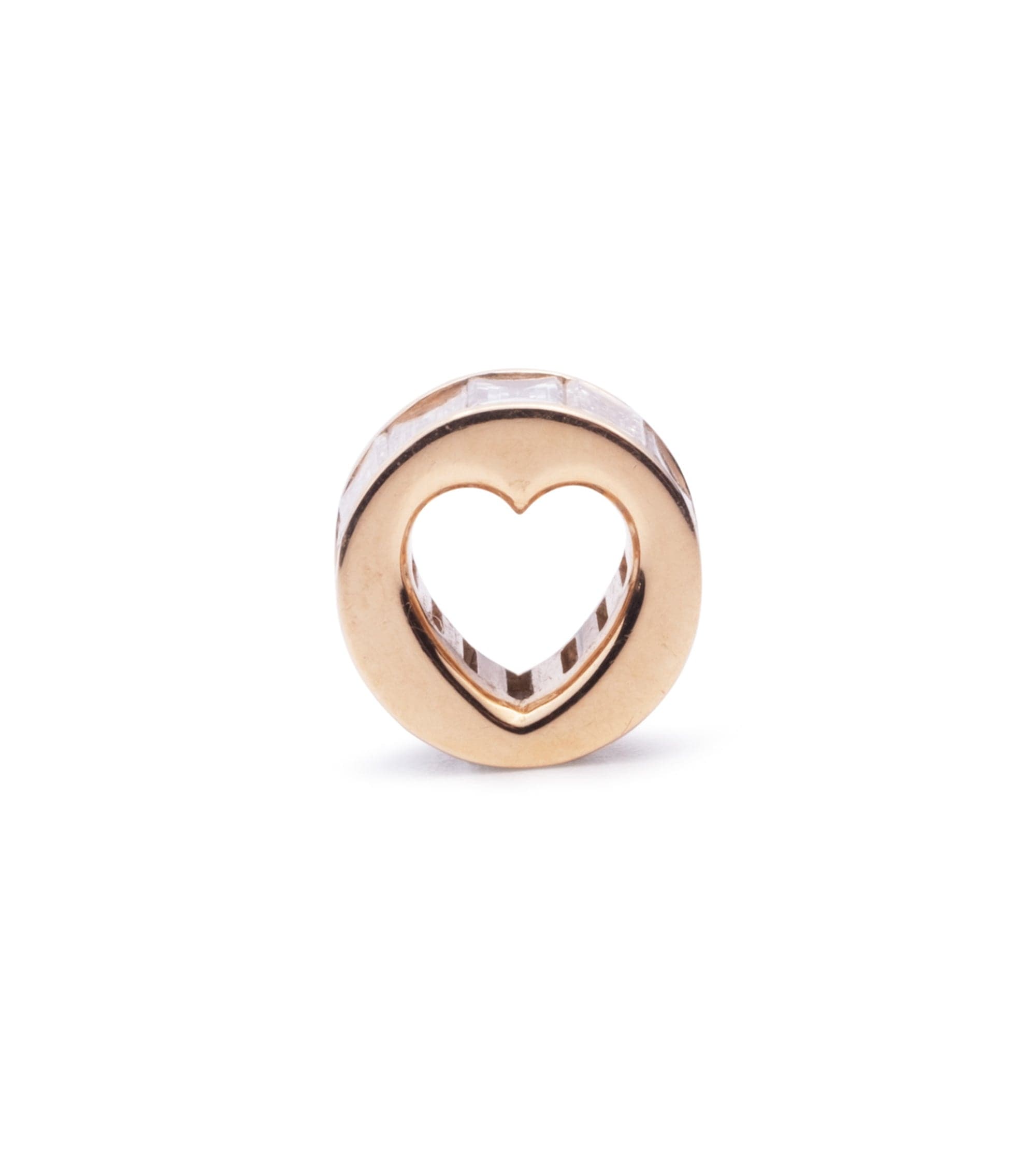 Baguette Diamond Love Heartbeat Ring - Elegant Stackable Band for Women - Perfect for Valentine's Day, Anniversary & Romantic Gifts