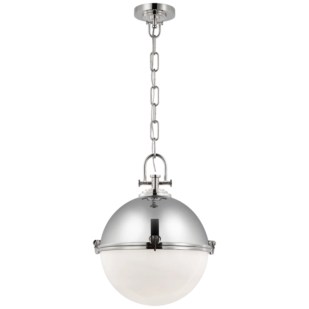 Andre Extra Large Globe Pendant Light - Modern Industrial Ceiling Fixture for Living Room, Dining Room, or Kitchen Decor