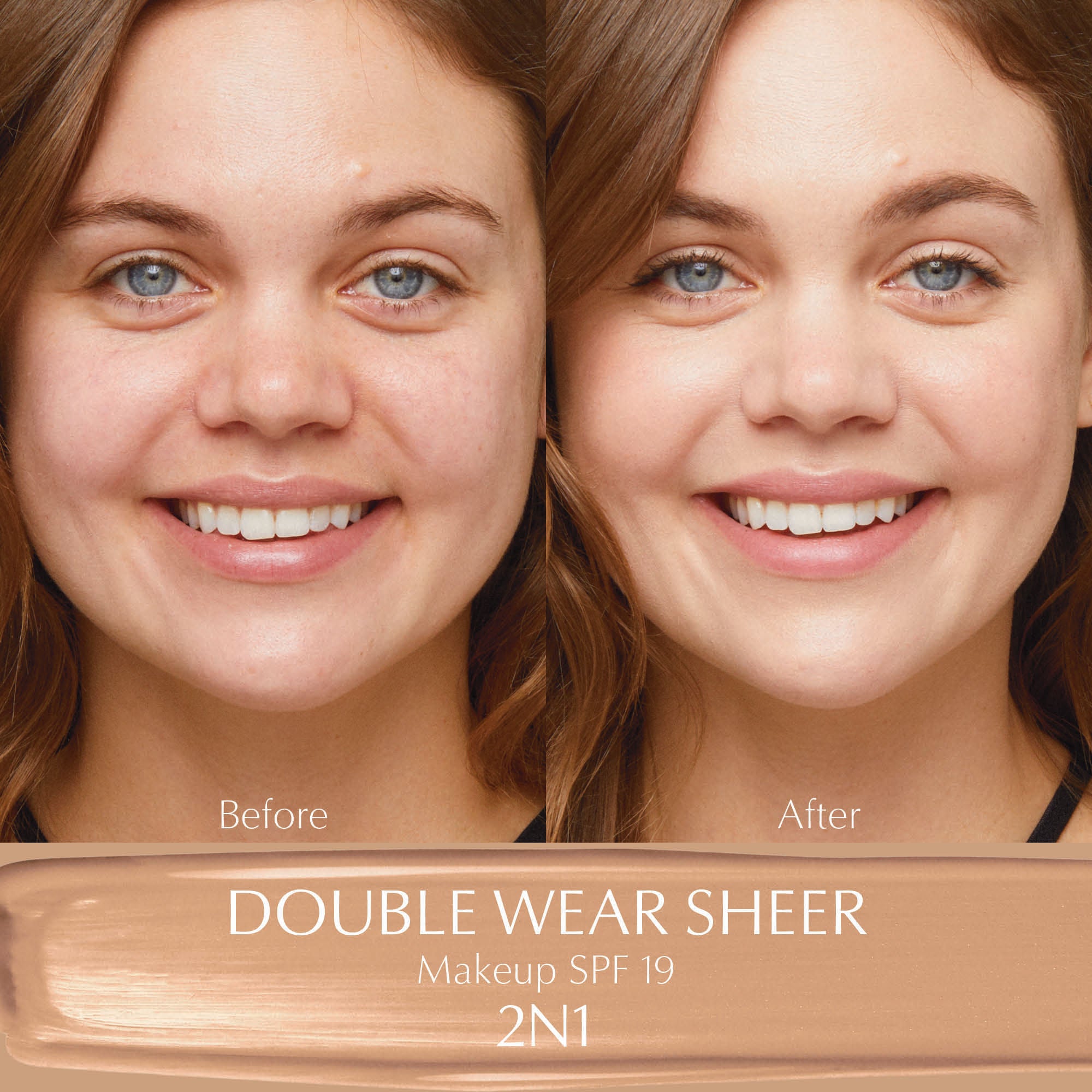 Estee Lauder Double Wear Sheer Long Wear Foundation - Oil-Free, 24-Hour Wear, Natural Matte Finish for Flawless Coverage | Perfect for Everyday Makeup, Special Occasions & Professional Use