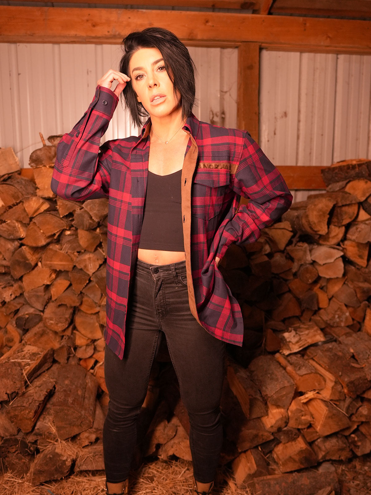 Midweight Forever Flannel Shirt - Classic Red Plaid for Men & Women | Perfect for Outdoor Adventures, Casual Wear & Layering