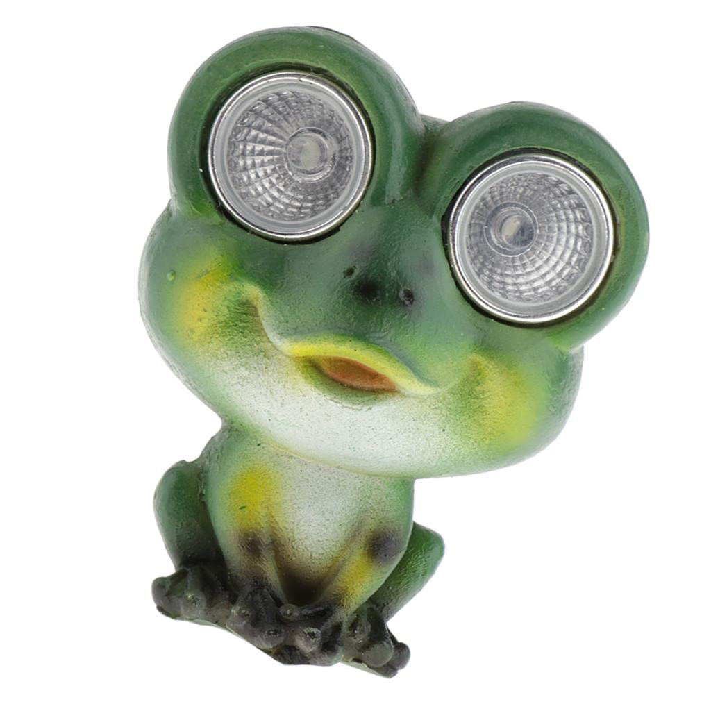 Solar Frog Lights Outdoor - Waterproof Solar Powered Garden Statue Lights for Lawn, Yard, Patio Decor | Perfect for Garden Pathway, Backyard Landscape Lighting & Unique Gift Ideas