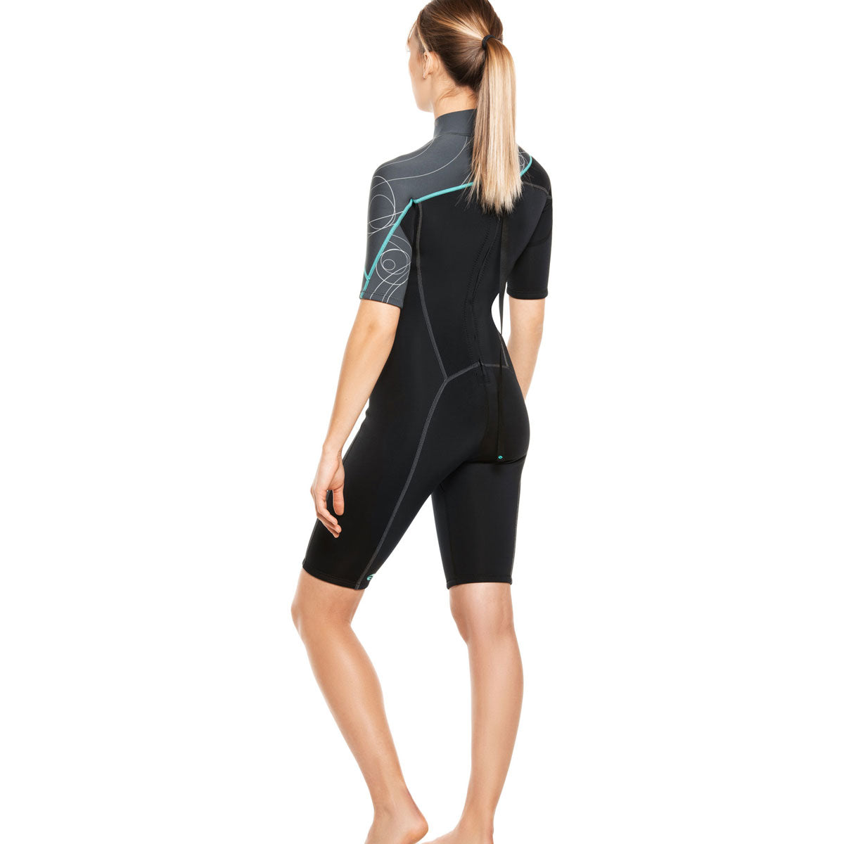 Bare Elate Shorty 2mm Wetsuit for Women - Premium Neoprene Swimsuit for Surfing, Diving & Water Sports | Comfortable & Flexible Swimwear for Beach & Pool Activities
