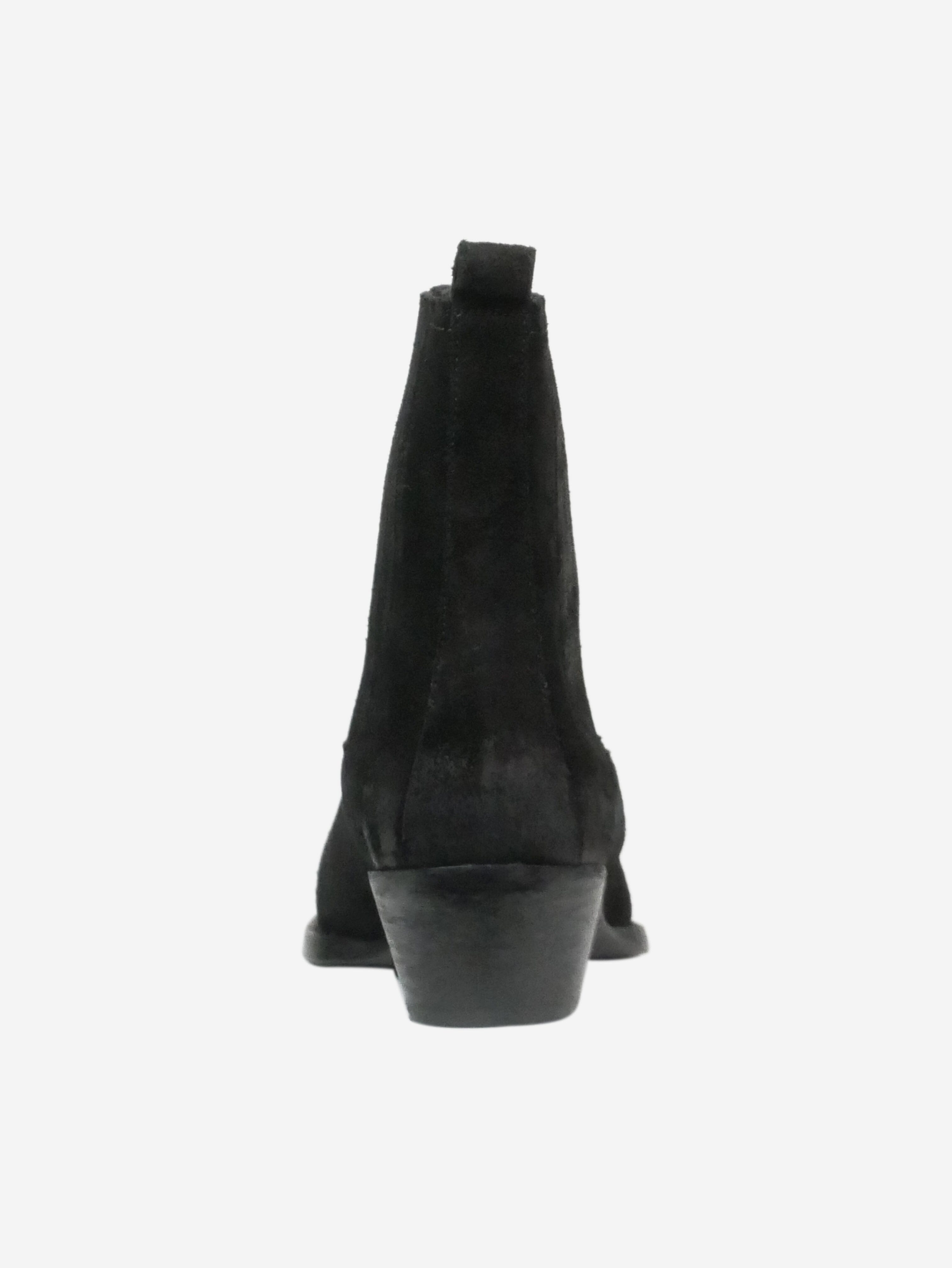 Black Suede Ankle Boots Women's Size EU 41 (US 10) - Stylish & Comfortable for Fall, Winter, and Casual Outfits