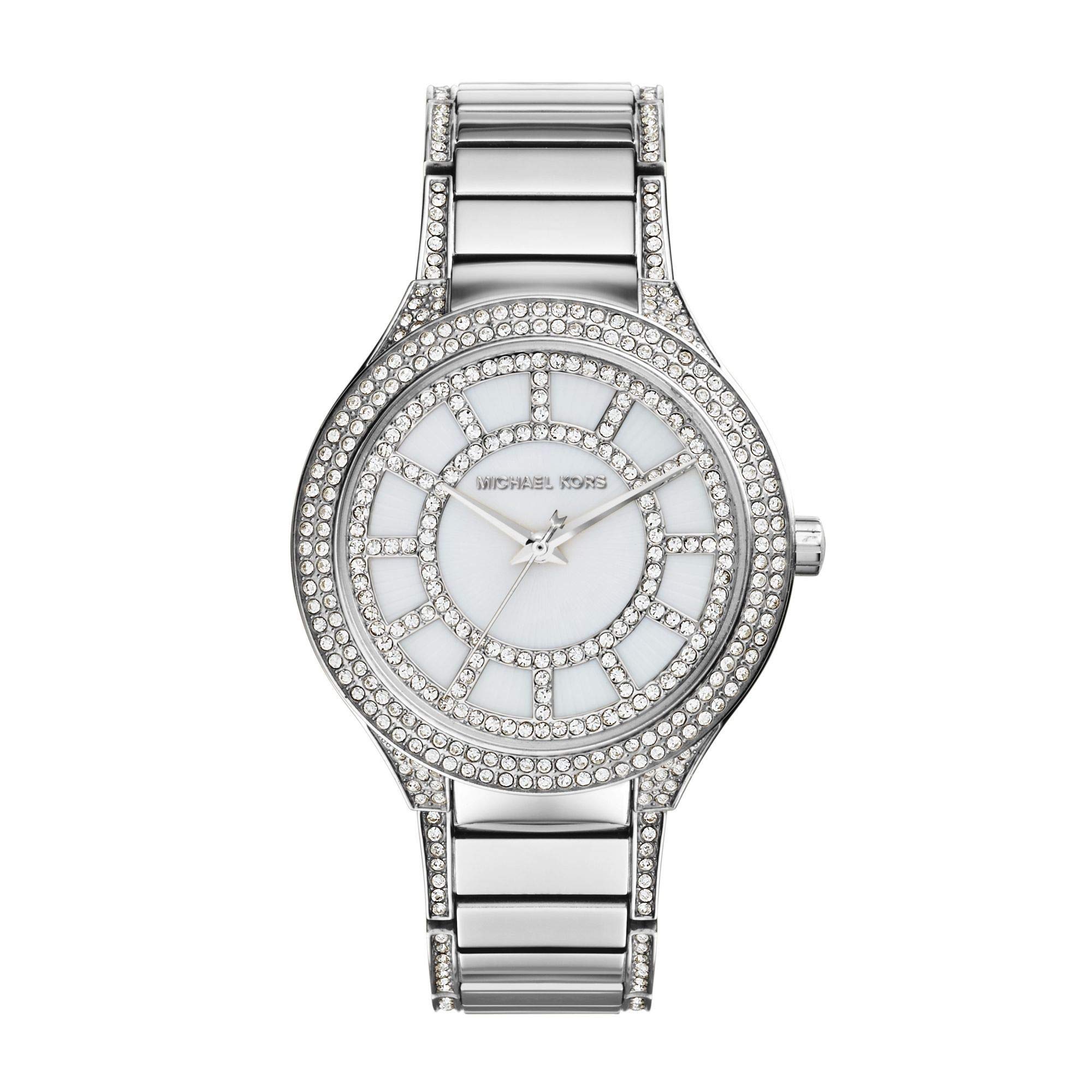 Michael Kors MK3311 Women's Kerry Silver-Tone Stainless Steel Watch - Elegant Dress Watch for Work, Party & Everyday Wear