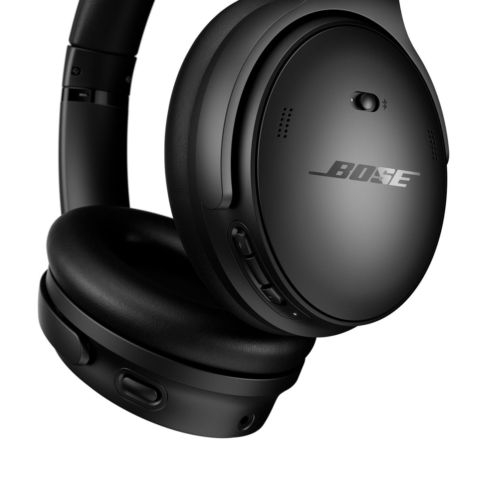 Bose QuietComfort 45 Wireless Bluetooth Headphones with Active Noise Cancelling, Built-in Mic & Deep Bass - 24 Hour Battery Life (Black) - Perfect for Travel, Work & Music Lovers